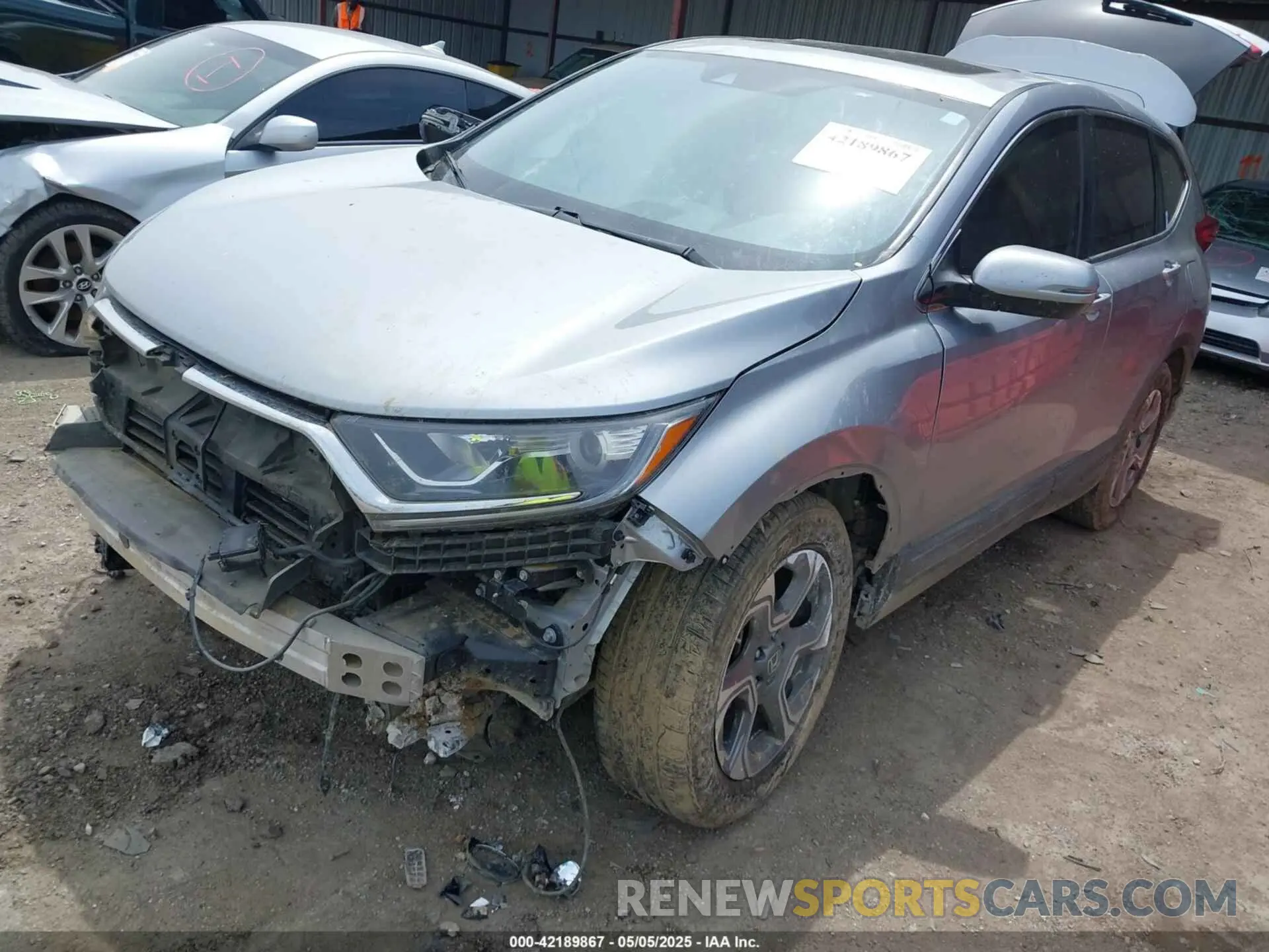 2 Фотография поврежденного автомобиля 5J6RW1H84KA017039 HONDA CR-V 2019