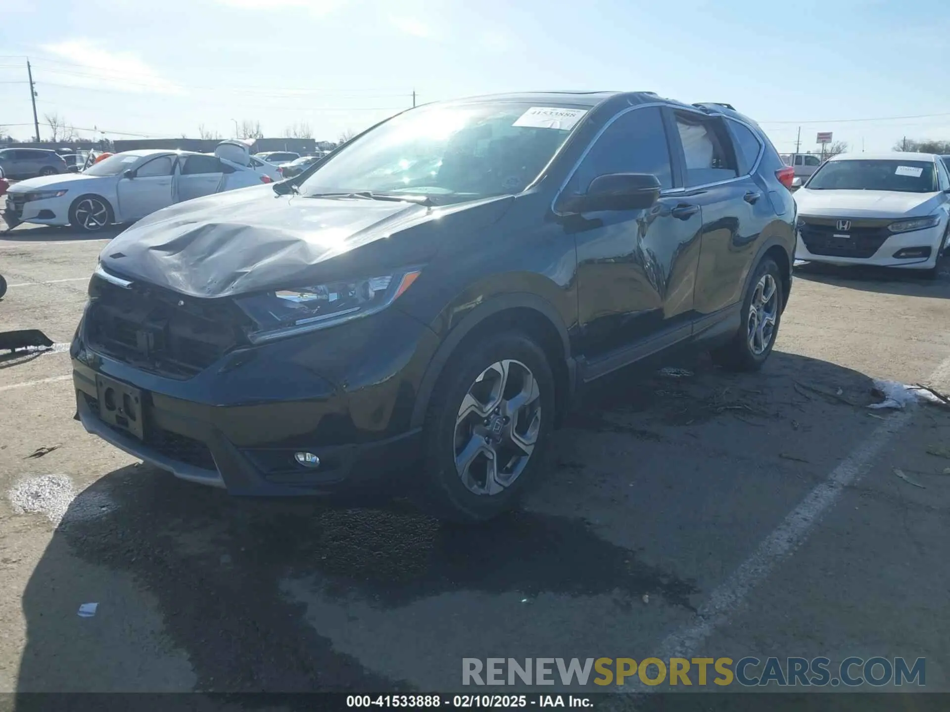 2 Photograph of a damaged car 5J6RW1H84KL005347 HONDA CR-V 2019