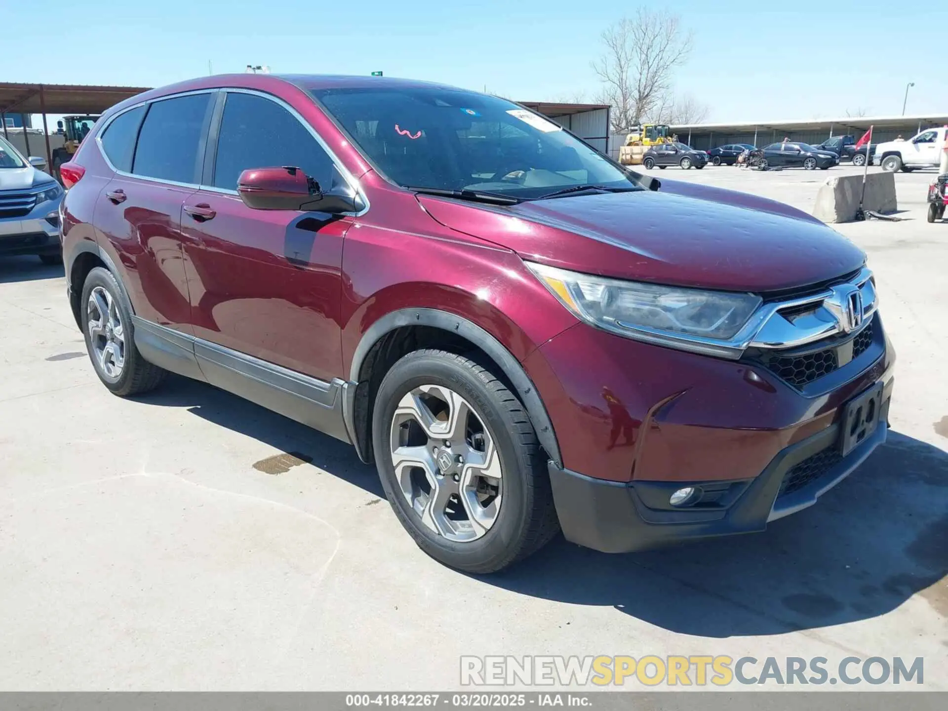 1 Photograph of a damaged car 5J6RW1H85KL002165 HONDA CR-V 2019