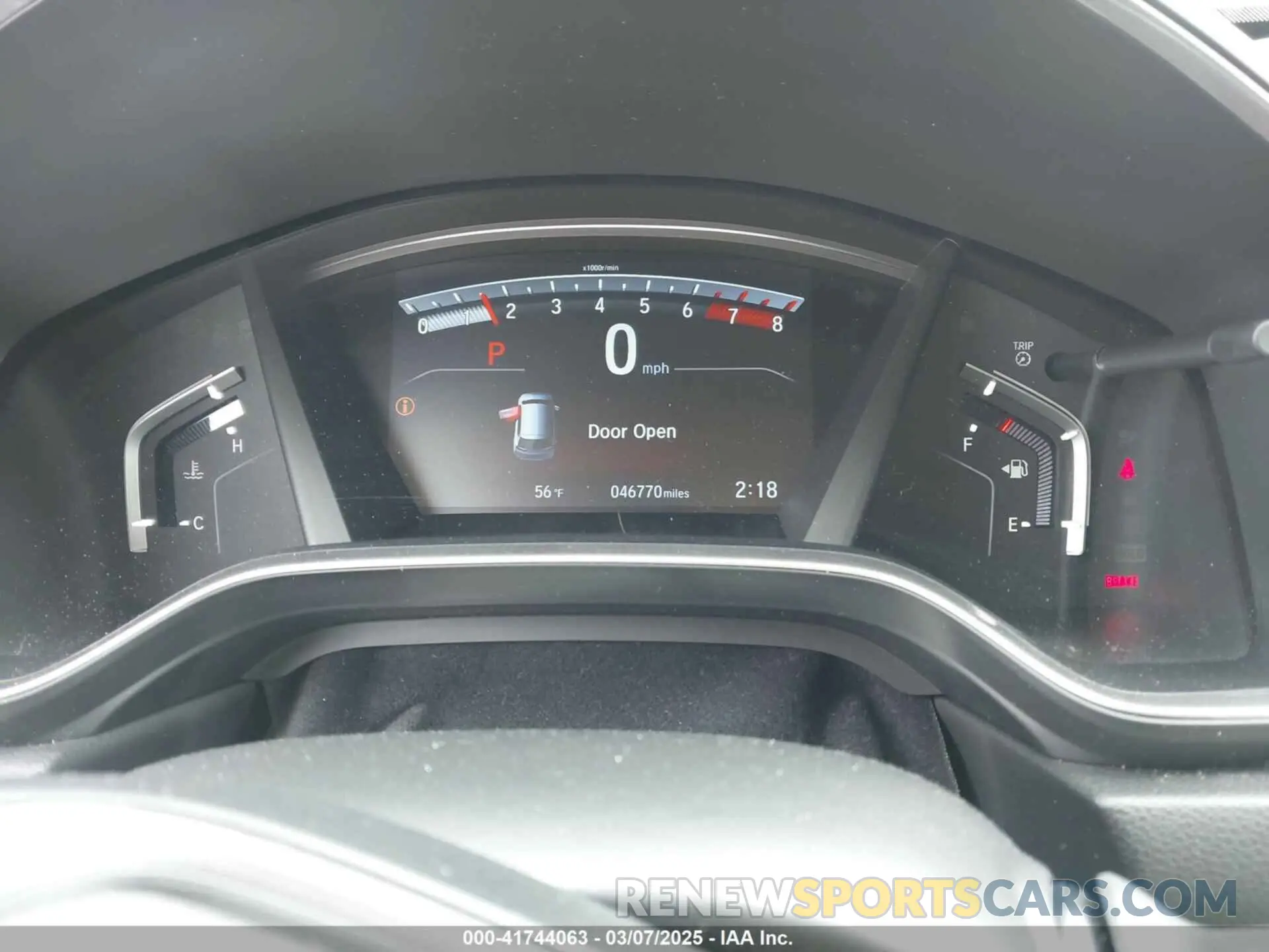 7 Фотография поврежденного автомобиля 5J6RW1H87KA026642 HONDA CR-V 2019
