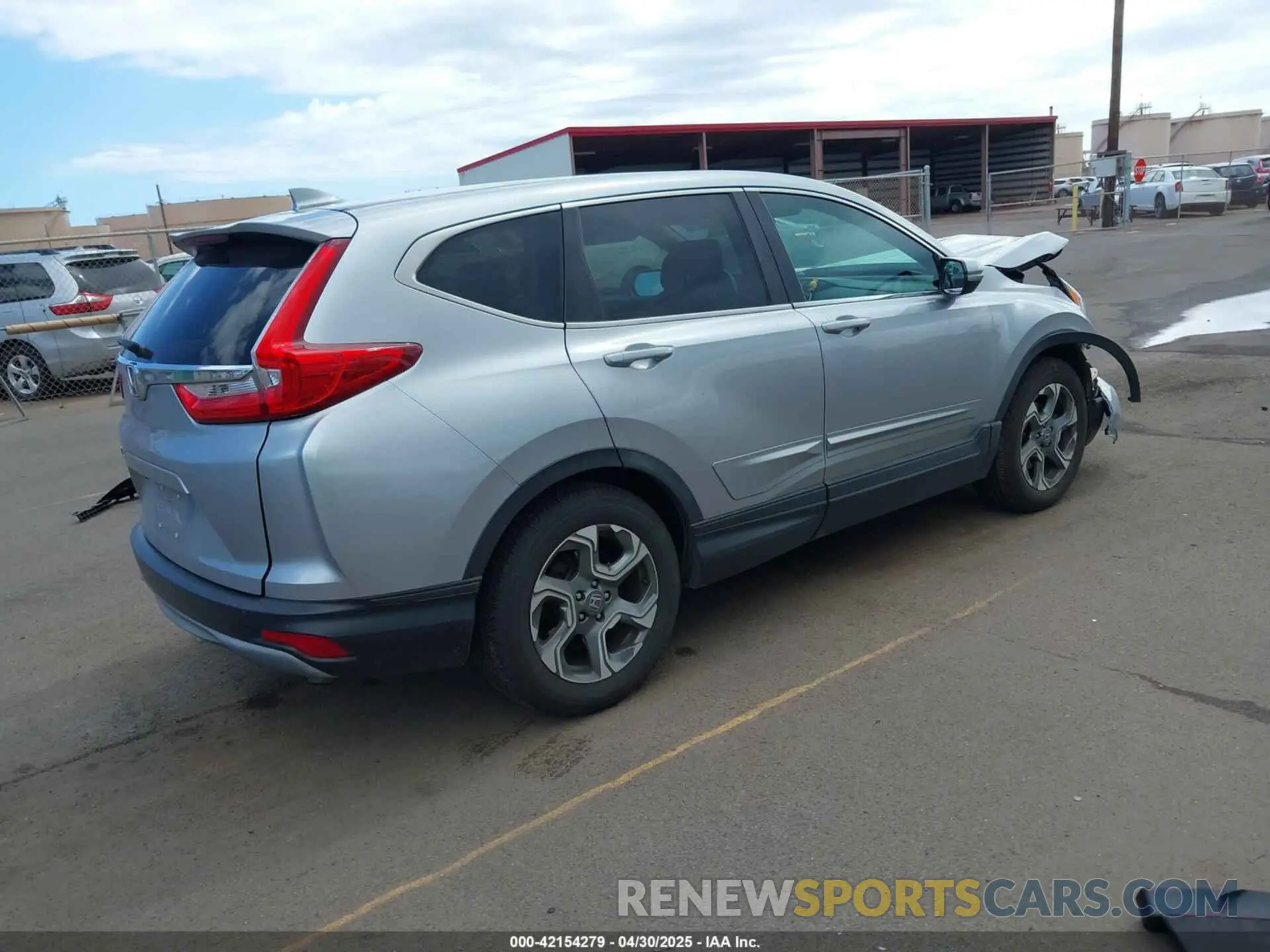4 Фотография поврежденного автомобиля 5J6RW1H89KA046228 HONDA CR-V 2019