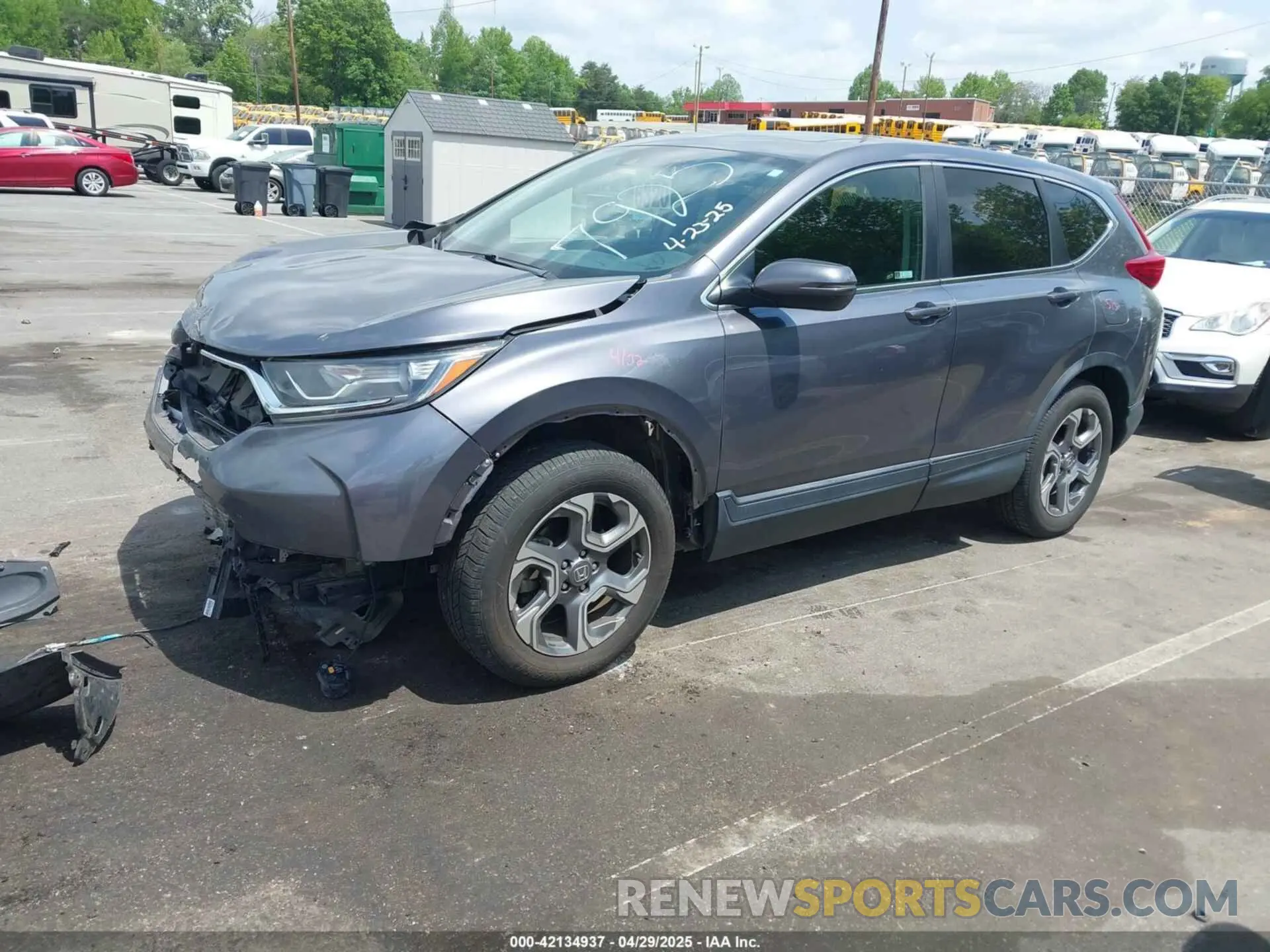 2 Фотография поврежденного автомобиля 5J6RW2H51KL007925 HONDA CR-V 2019
