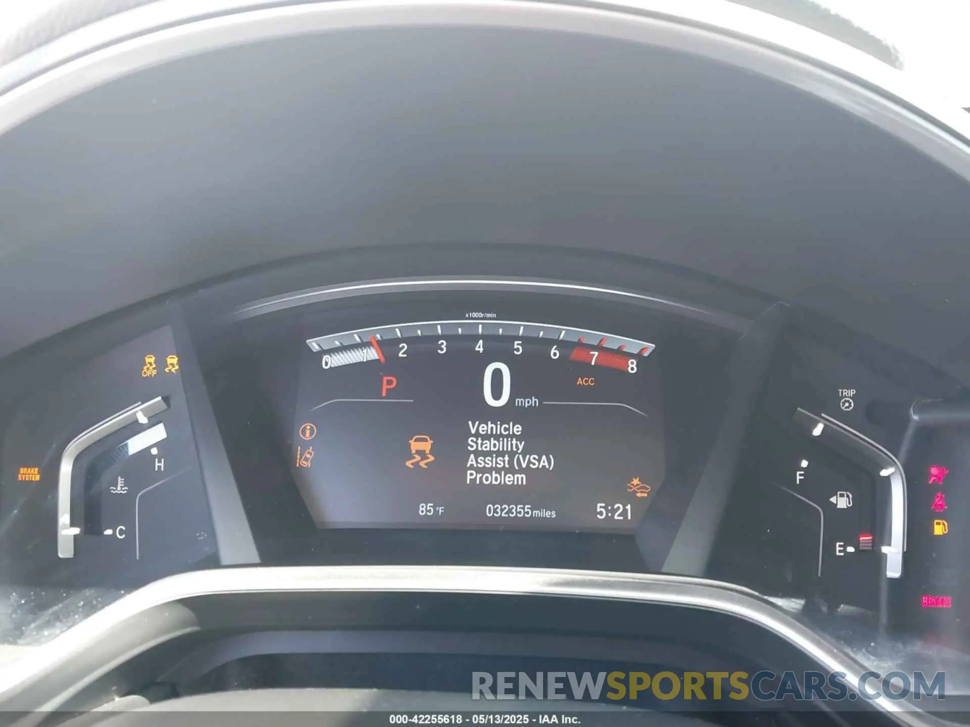 7 Фотография поврежденного автомобиля 5J6RW2H52KL012177 HONDA CR-V 2019