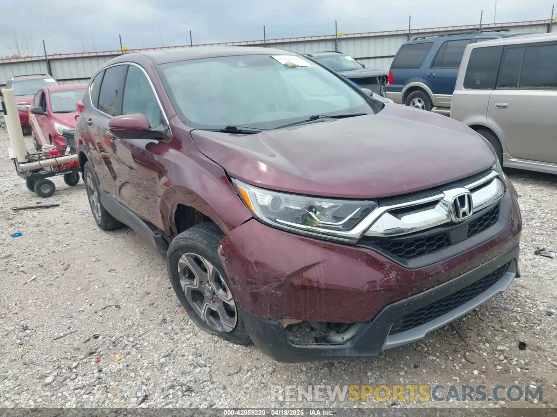 1 Фотография поврежденного автомобиля 5J6RW2H56KL007712 HONDA CR-V 2019