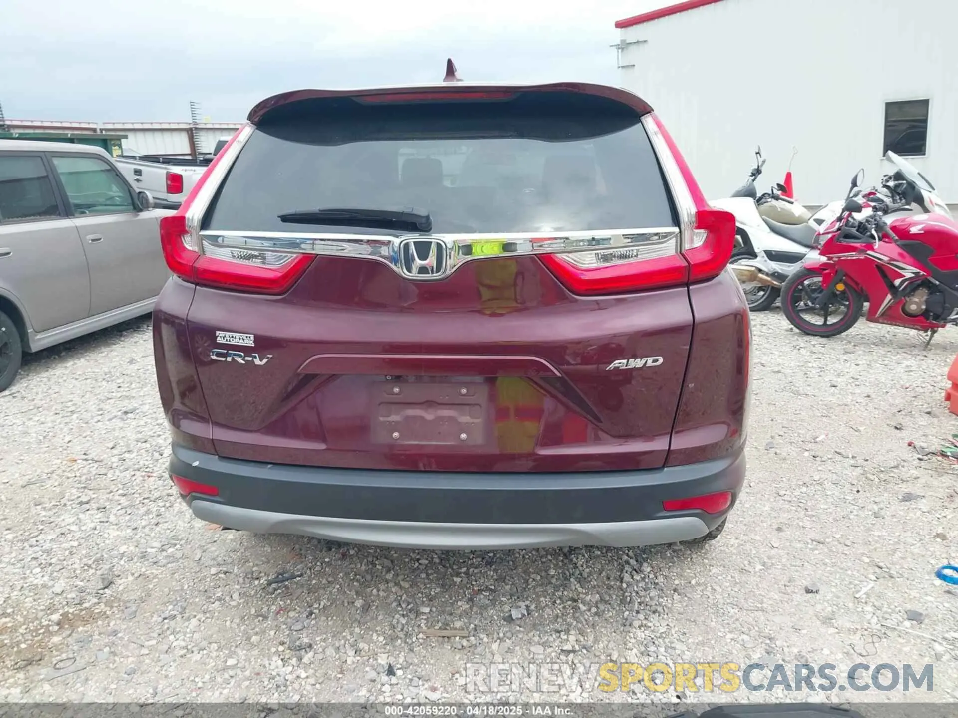 16 Фотография поврежденного автомобиля 5J6RW2H56KL007712 HONDA CR-V 2019
