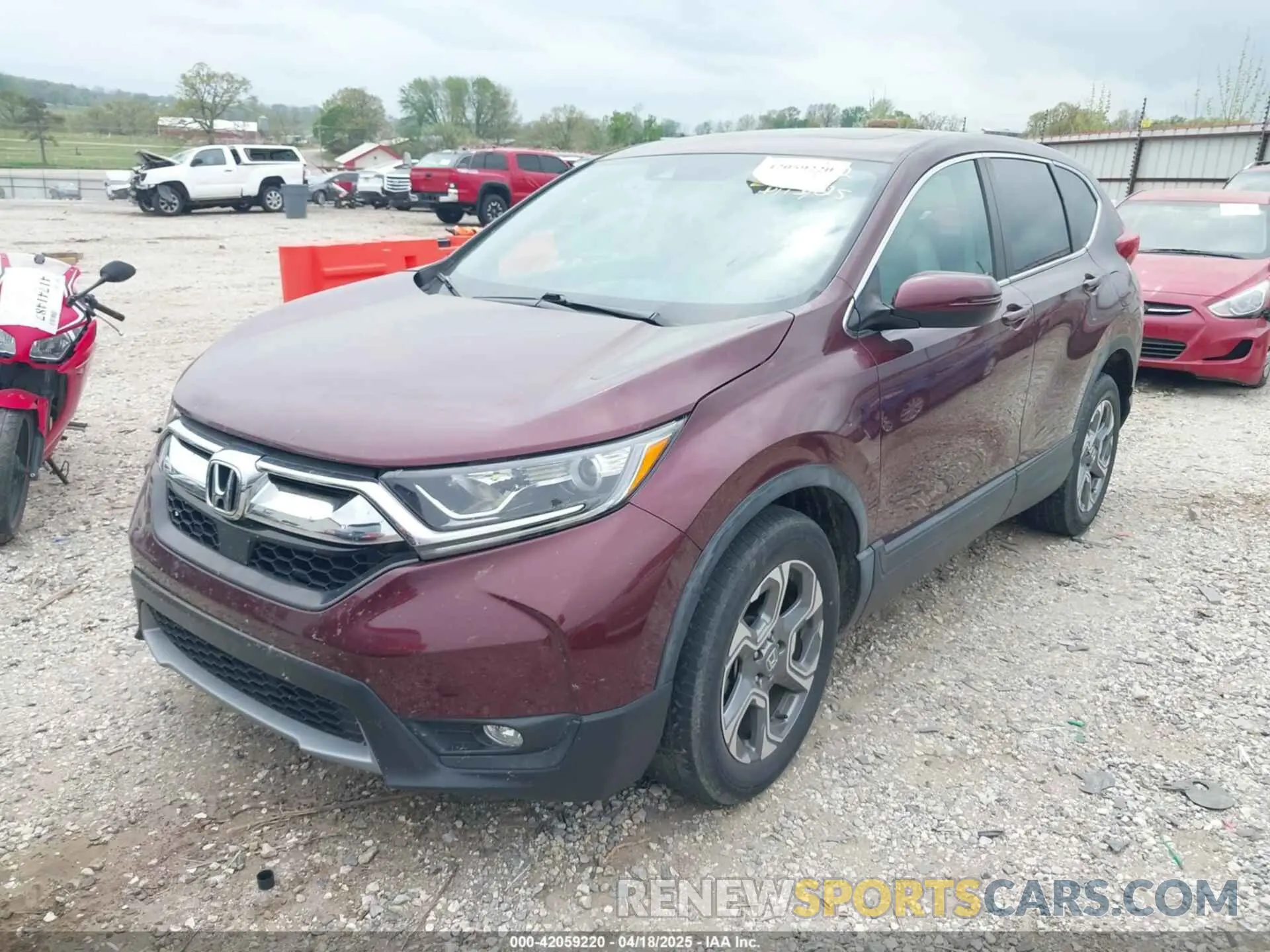 2 Фотография поврежденного автомобиля 5J6RW2H56KL007712 HONDA CR-V 2019