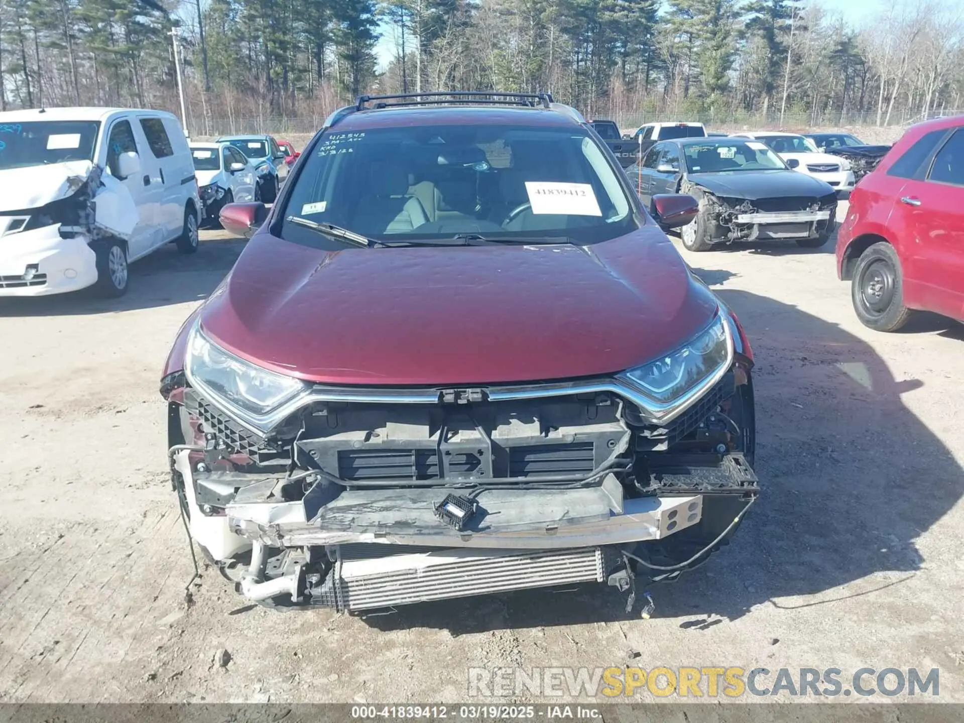 13 Photograph of a damaged car 5J6RW2H56KL009251 HONDA CR-V 2019