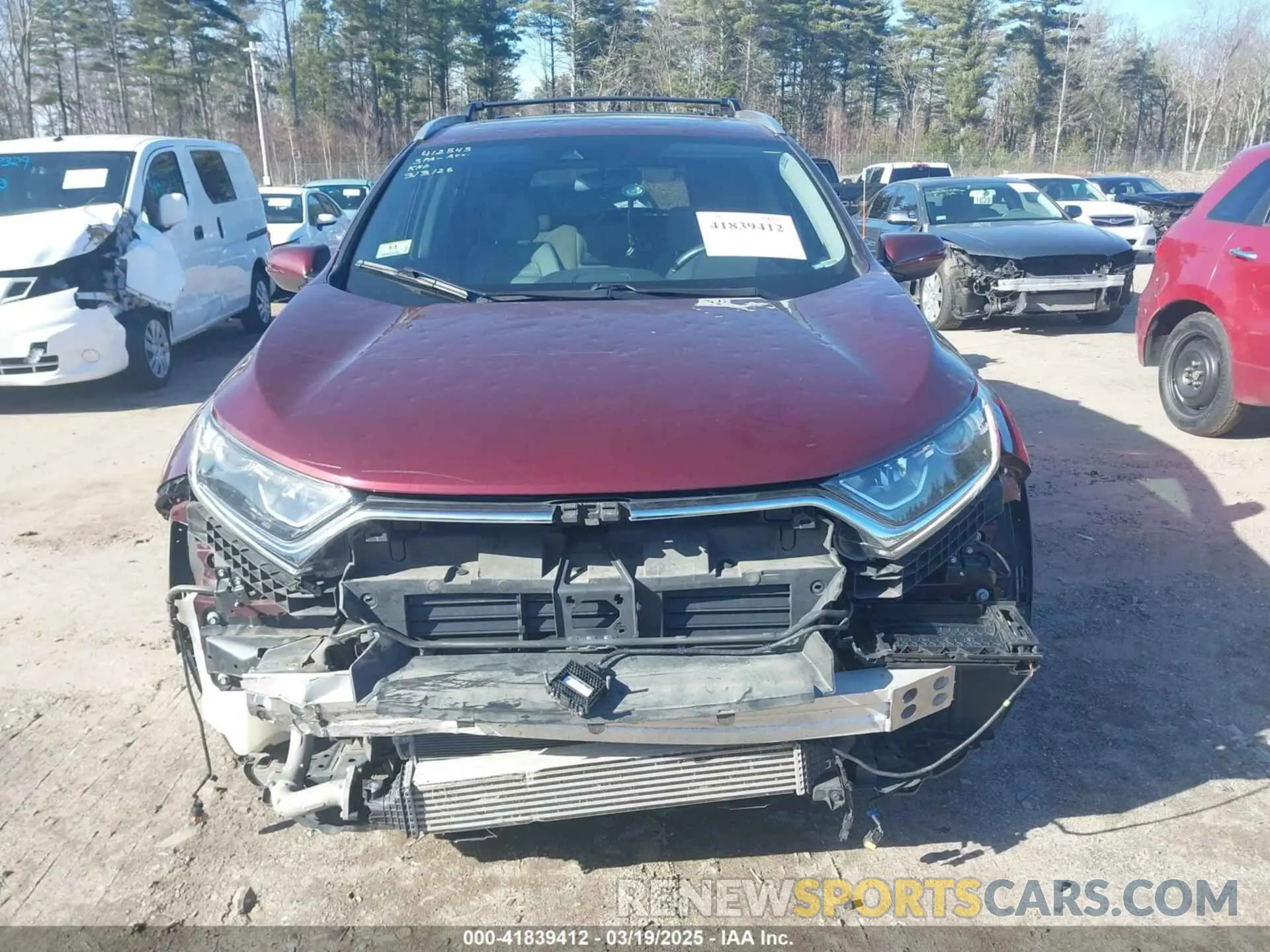 6 Photograph of a damaged car 5J6RW2H56KL009251 HONDA CR-V 2019