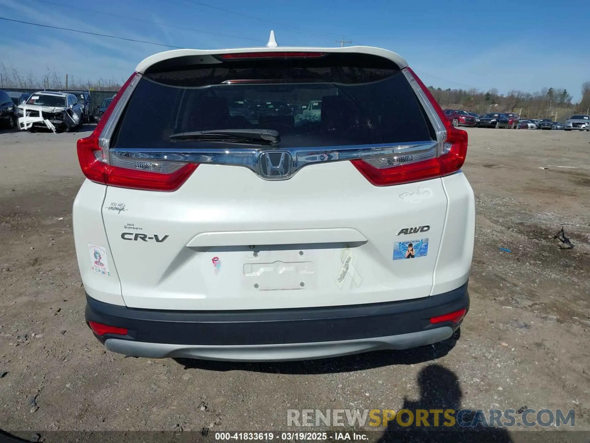16 Фотография поврежденного автомобиля 5J6RW2H57KL030092 HONDA CR-V 2019