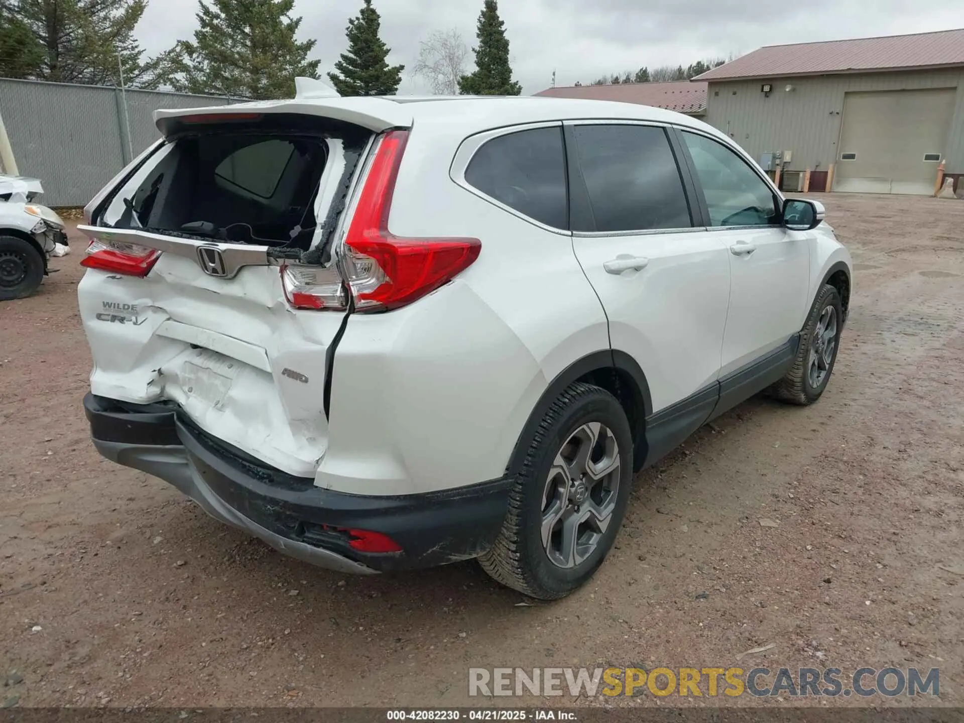 4 Фотография поврежденного автомобиля 5J6RW2H87KL018230 HONDA CR-V 2019