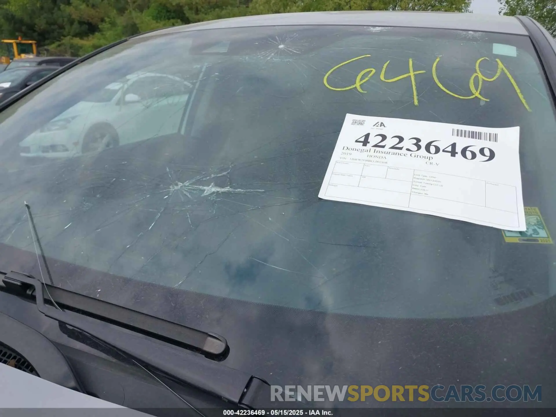 17 Фотография поврежденного автомобиля 5J6RW2H88KL002408 HONDA CR-V 2019