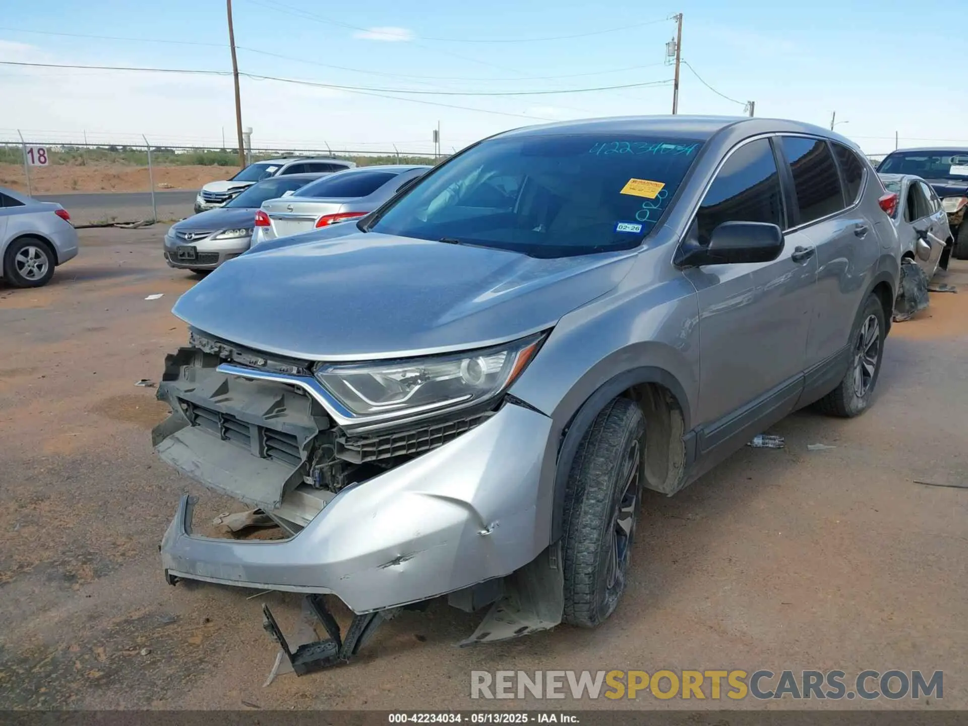 2 Photograph of a damaged car 5J6RW5H37KL004432 HONDA CR-V 2019