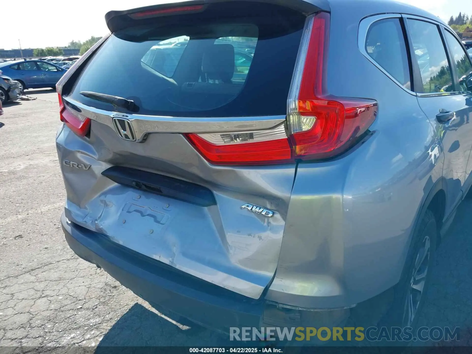 6 Фотография поврежденного автомобиля 5J6RW6H31KL003721 HONDA CR-V 2019