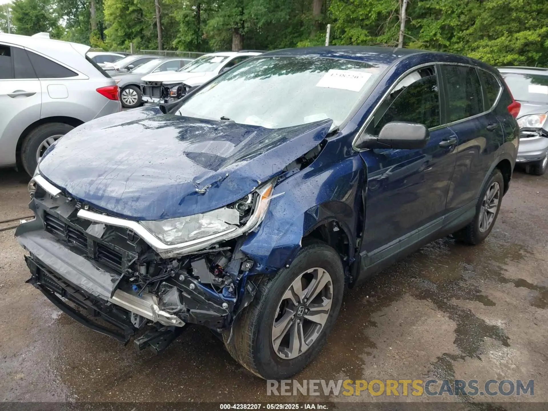 2 Photograph of a damaged car 5J6RW6H33KL005356 HONDA CR-V 2019