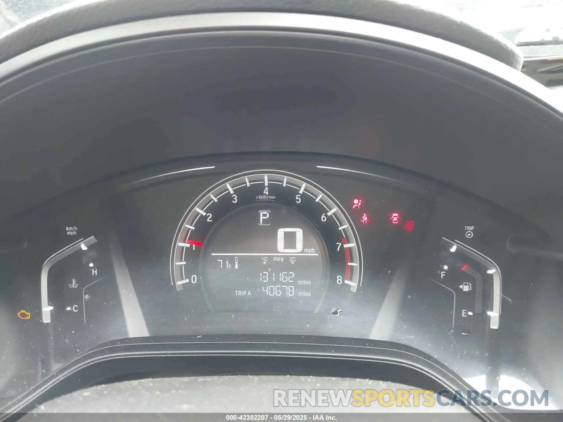 7 Photograph of a damaged car 5J6RW6H33KL005356 HONDA CR-V 2019