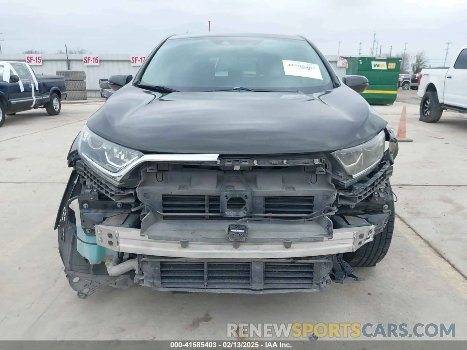 13 Photograph of a damaged car 7FARW1H51KE007334 HONDA CR-V 2019