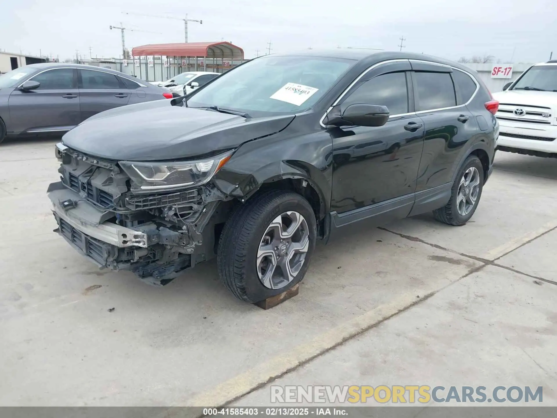 2 Photograph of a damaged car 7FARW1H51KE007334 HONDA CR-V 2019