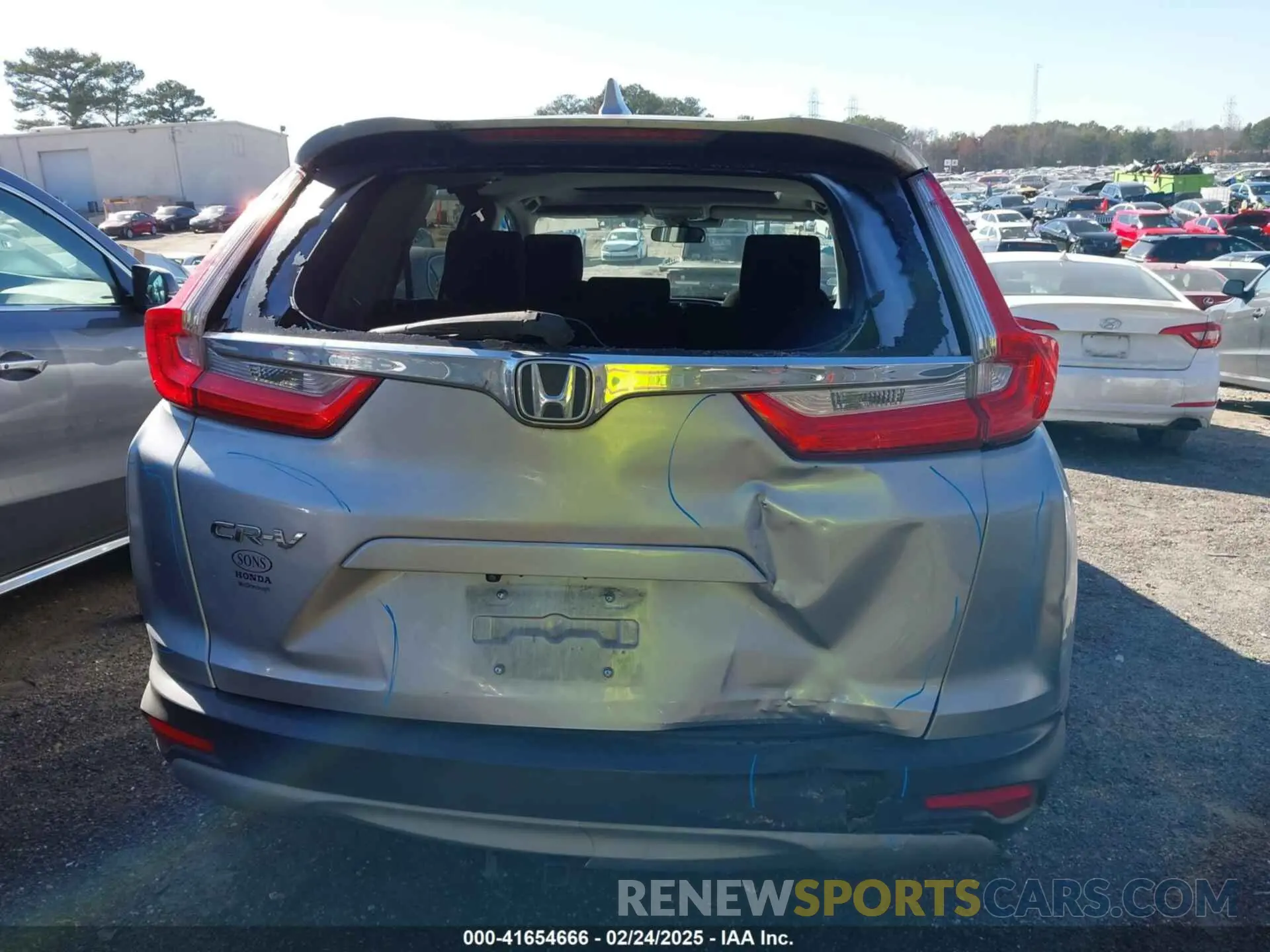 16 Photograph of a damaged car 7FARW1H53KE035748 HONDA CR-V 2019