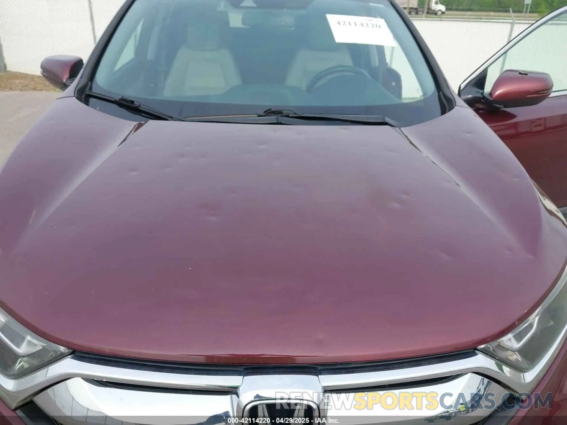 6 Photograph of a damaged car 7FARW1H80KE013409 HONDA CR-V 2019