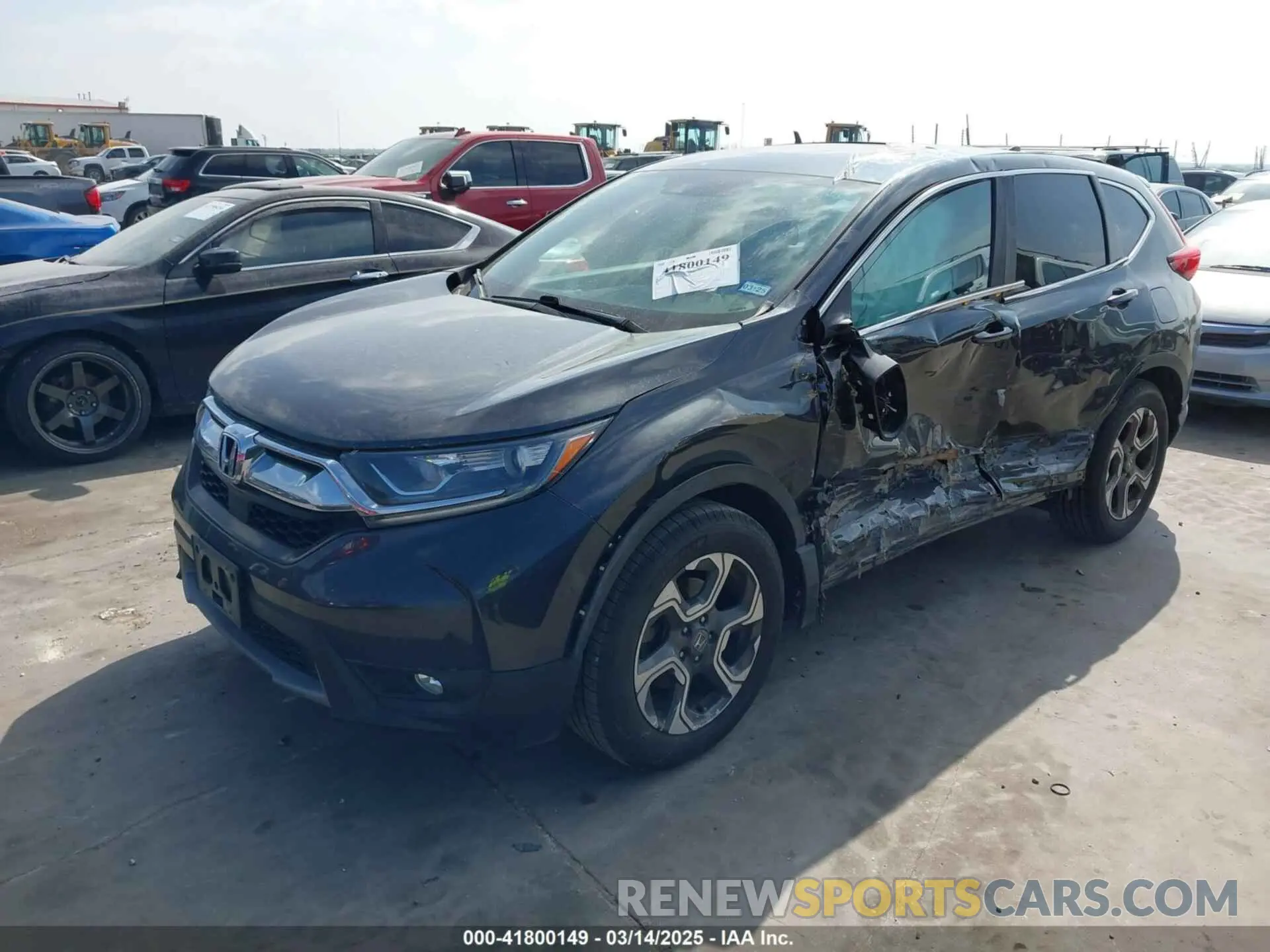 2 Photograph of a damaged car 7FARW1H85KE004222 HONDA CR-V 2019