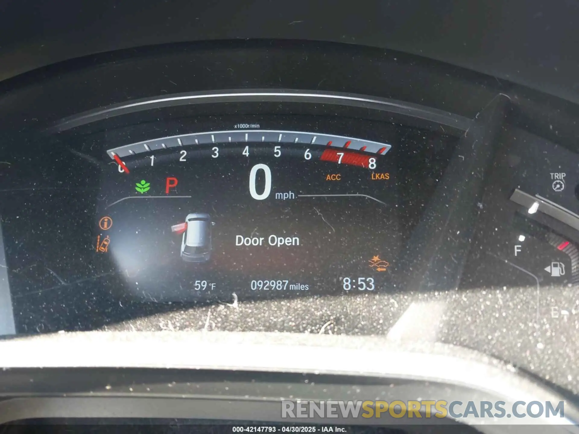 7 Photograph of a damaged car 7FARW2H53KE024108 HONDA CR-V 2019