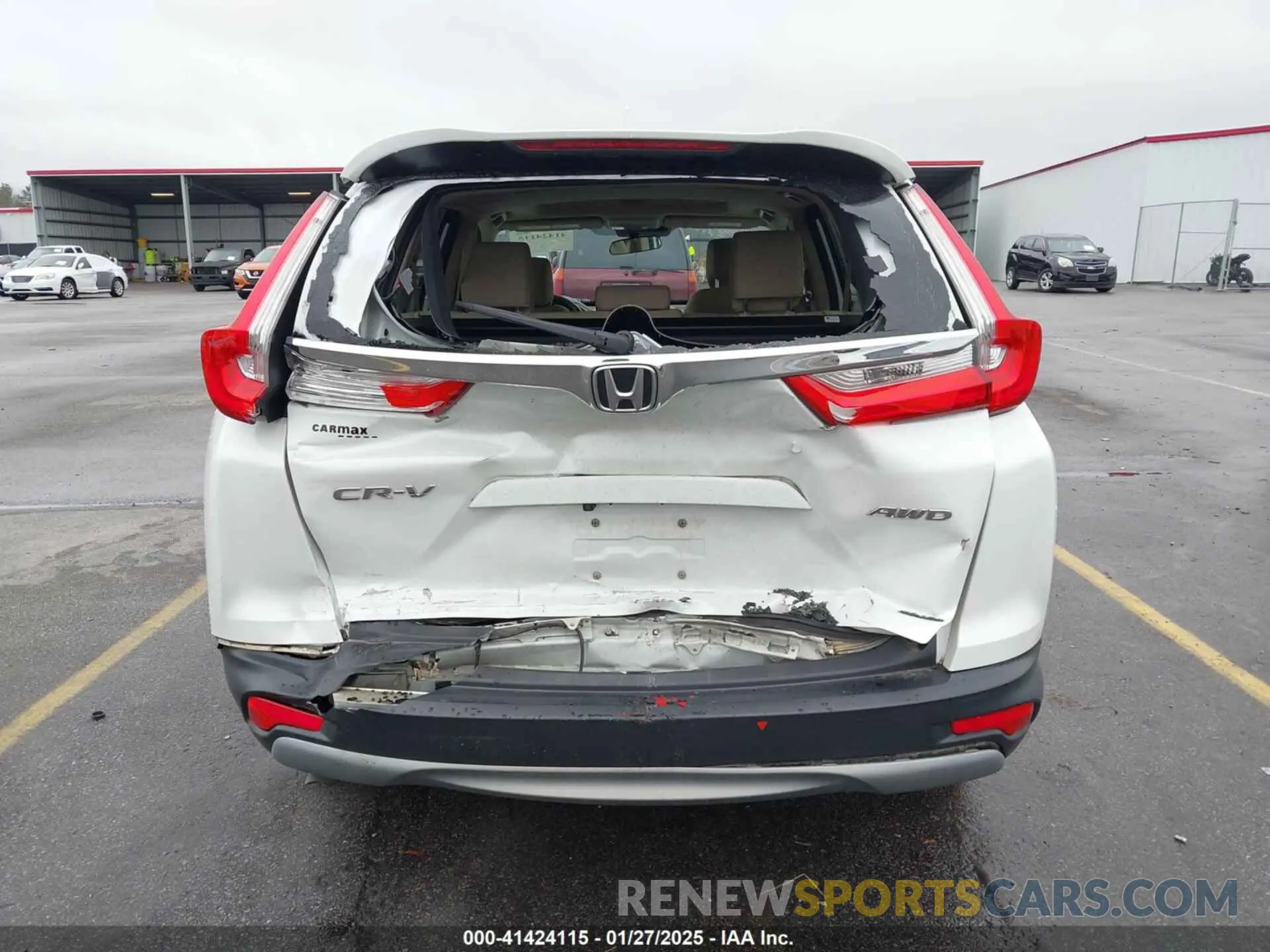16 Photograph of a damaged car 7FARW2H53KE040602 HONDA CR-V 2019