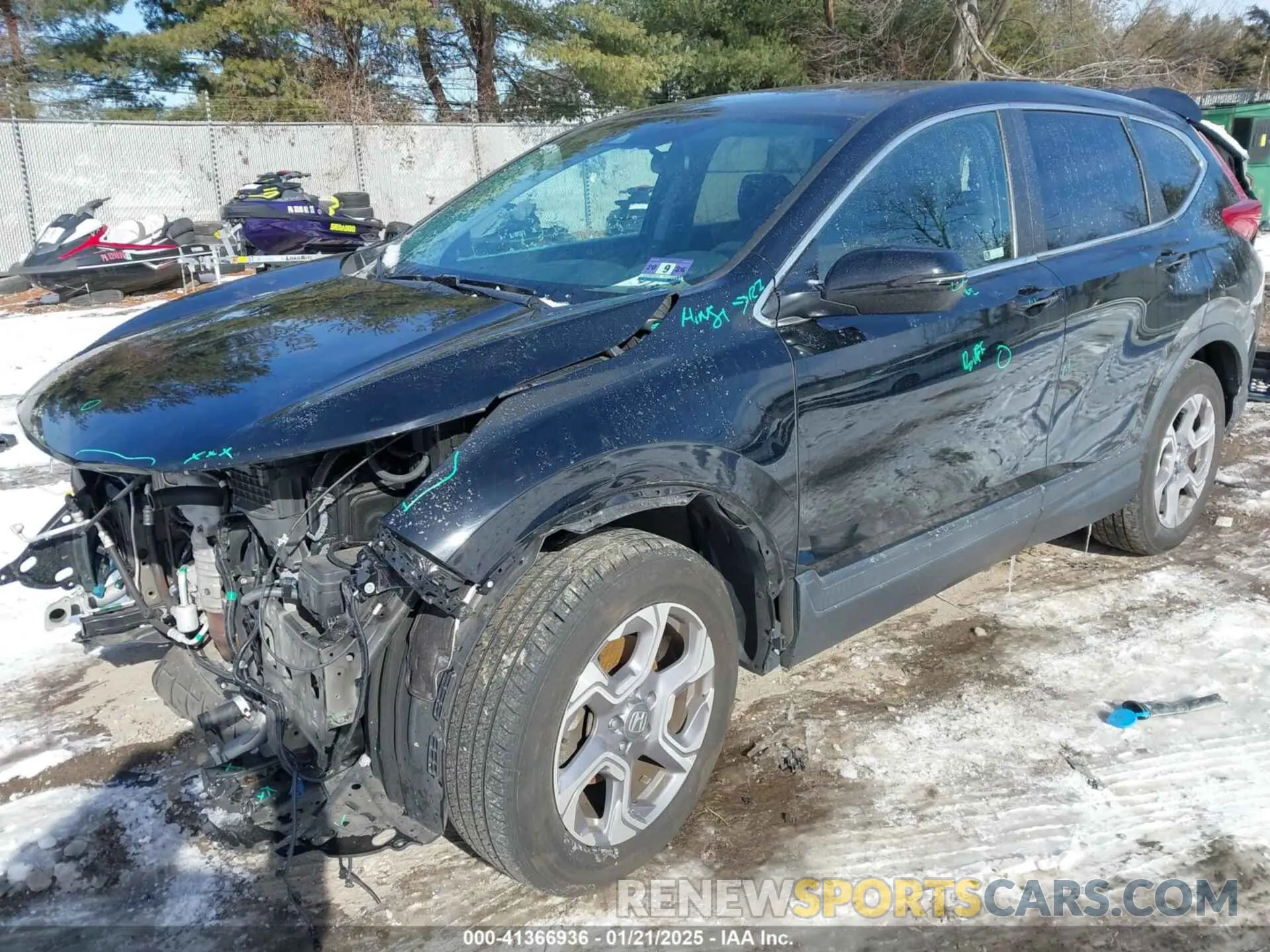 2 Фотография поврежденного автомобиля 7FARW2H59KE049921 HONDA CR-V 2019