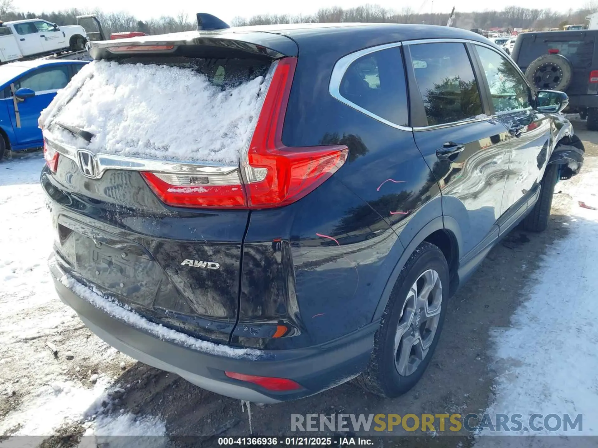 4 Фотография поврежденного автомобиля 7FARW2H59KE049921 HONDA CR-V 2019