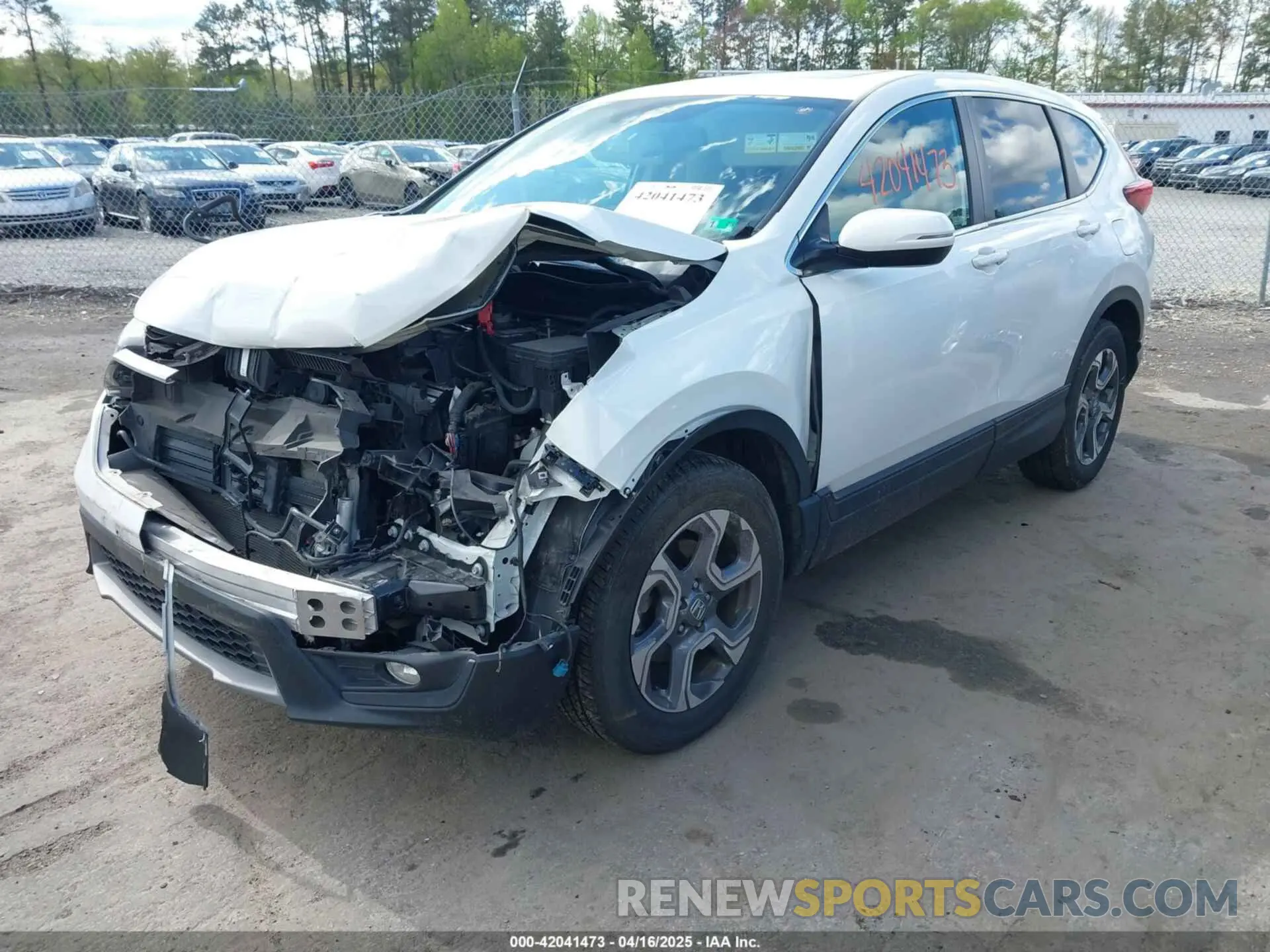 2 Photograph of a damaged car 7FARW2H81KE045002 HONDA CR-V 2019