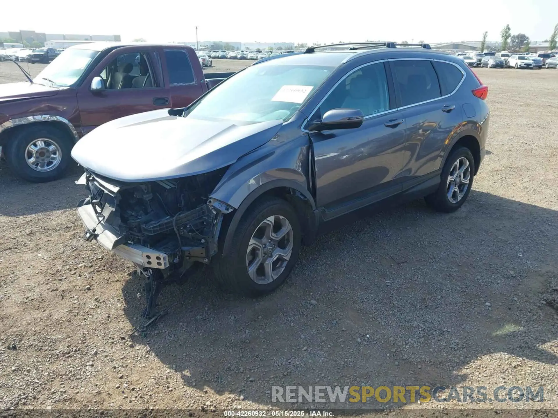 2 Фотография поврежденного автомобиля 7FARW2H88KE059396 HONDA CR-V 2019