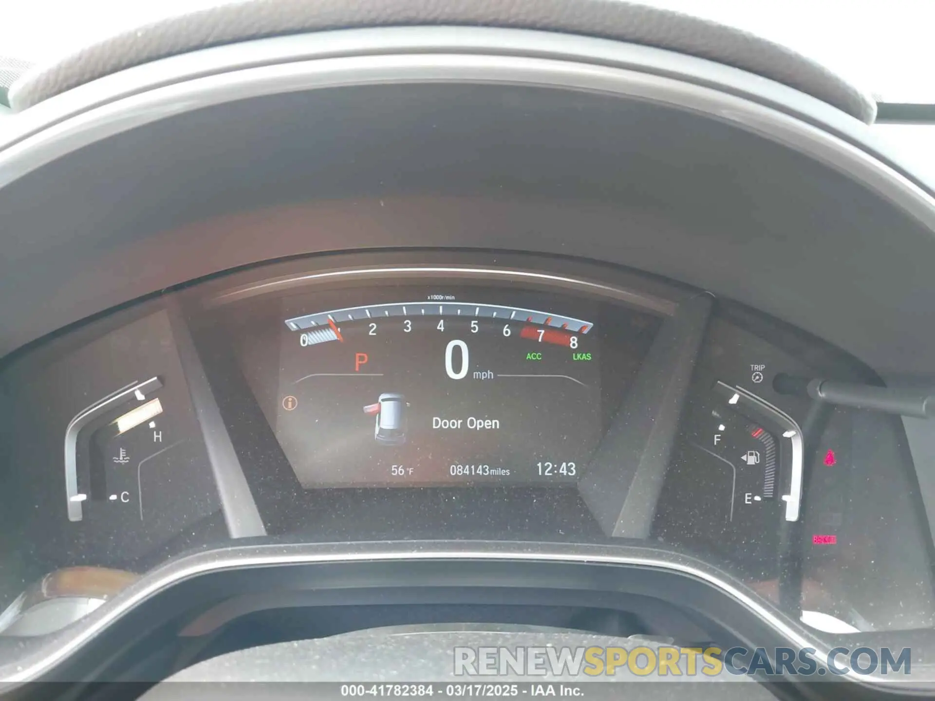 7 Фотография поврежденного автомобиля JHLRW2H50KX010056 HONDA CR-V 2019