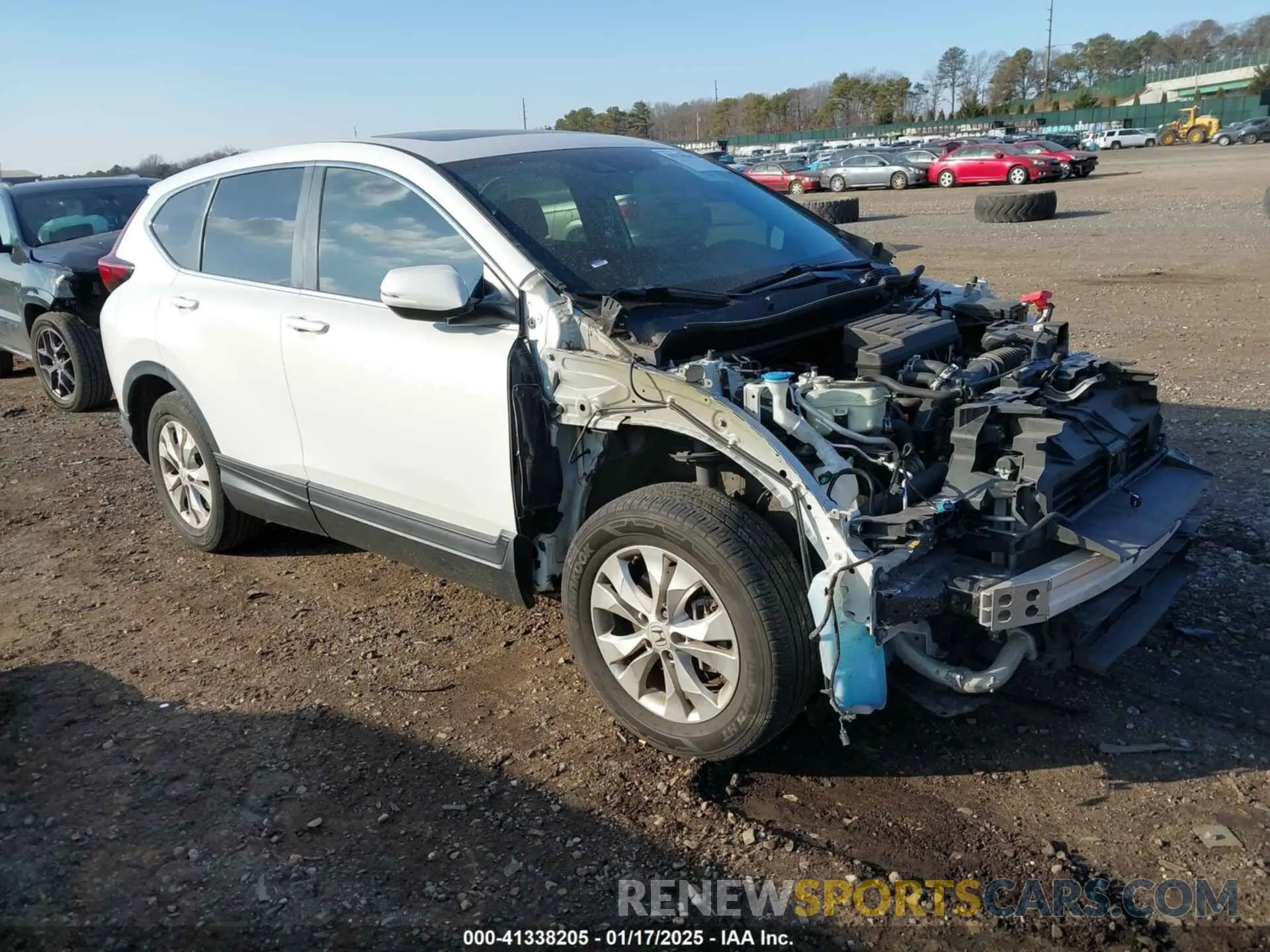 1 Photograph of a damaged car 2HKRW1H51LH416321 HONDA CR-V 2020