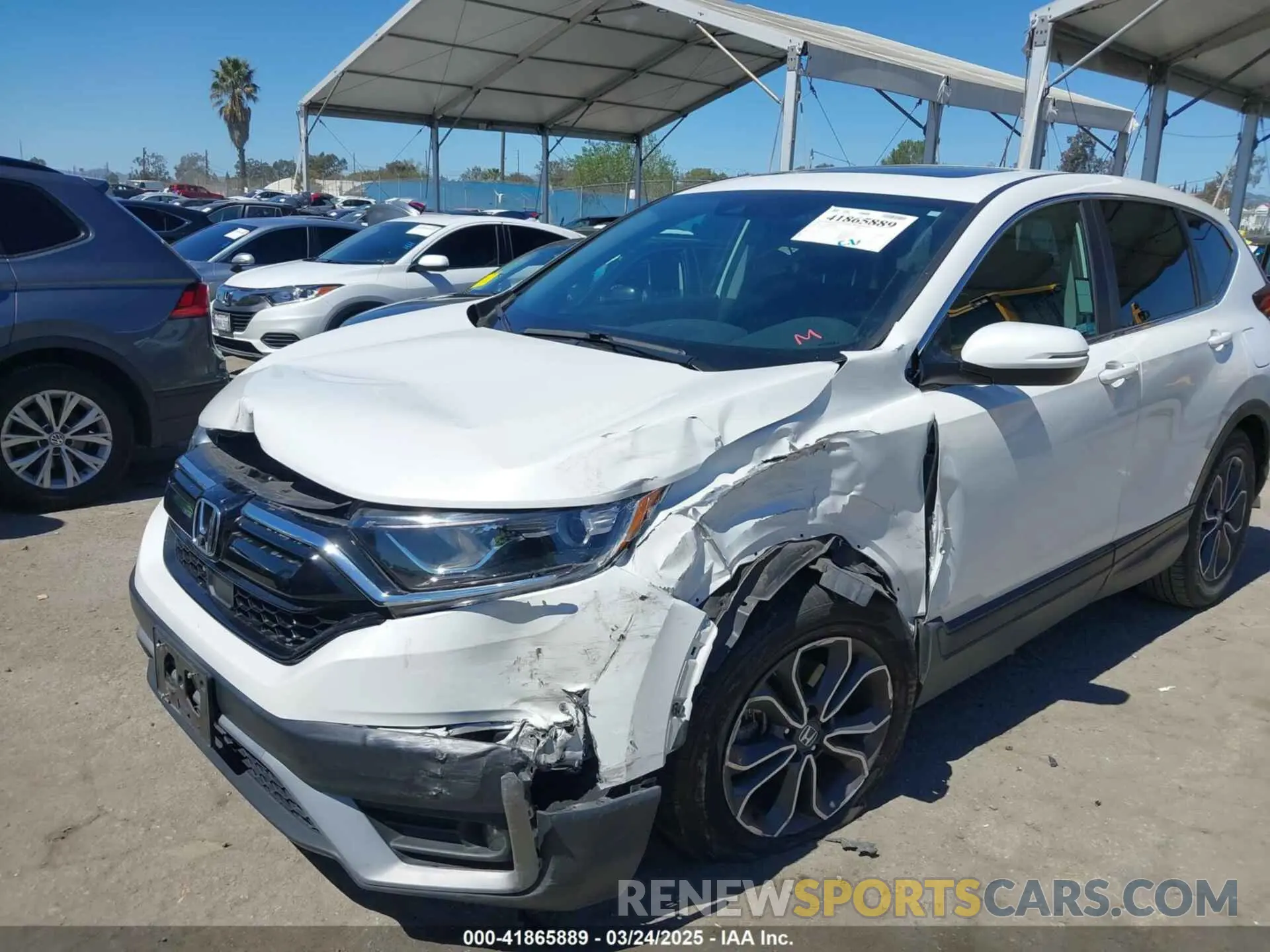 6 Photograph of a damaged car 2HKRW1H54LH422078 HONDA CR-V 2020