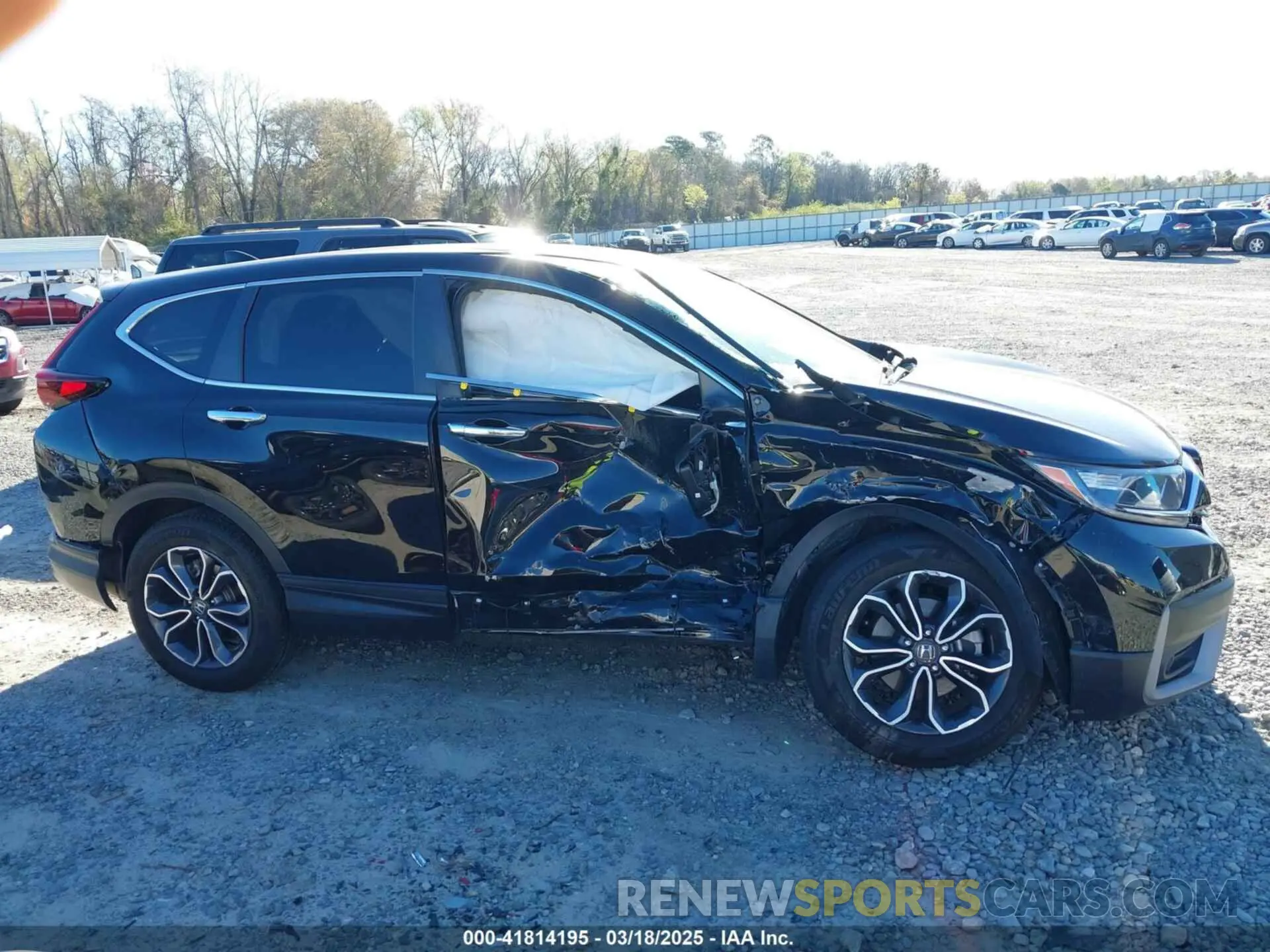 14 Photograph of a damaged car 2HKRW1H55LH401563 HONDA CR-V 2020
