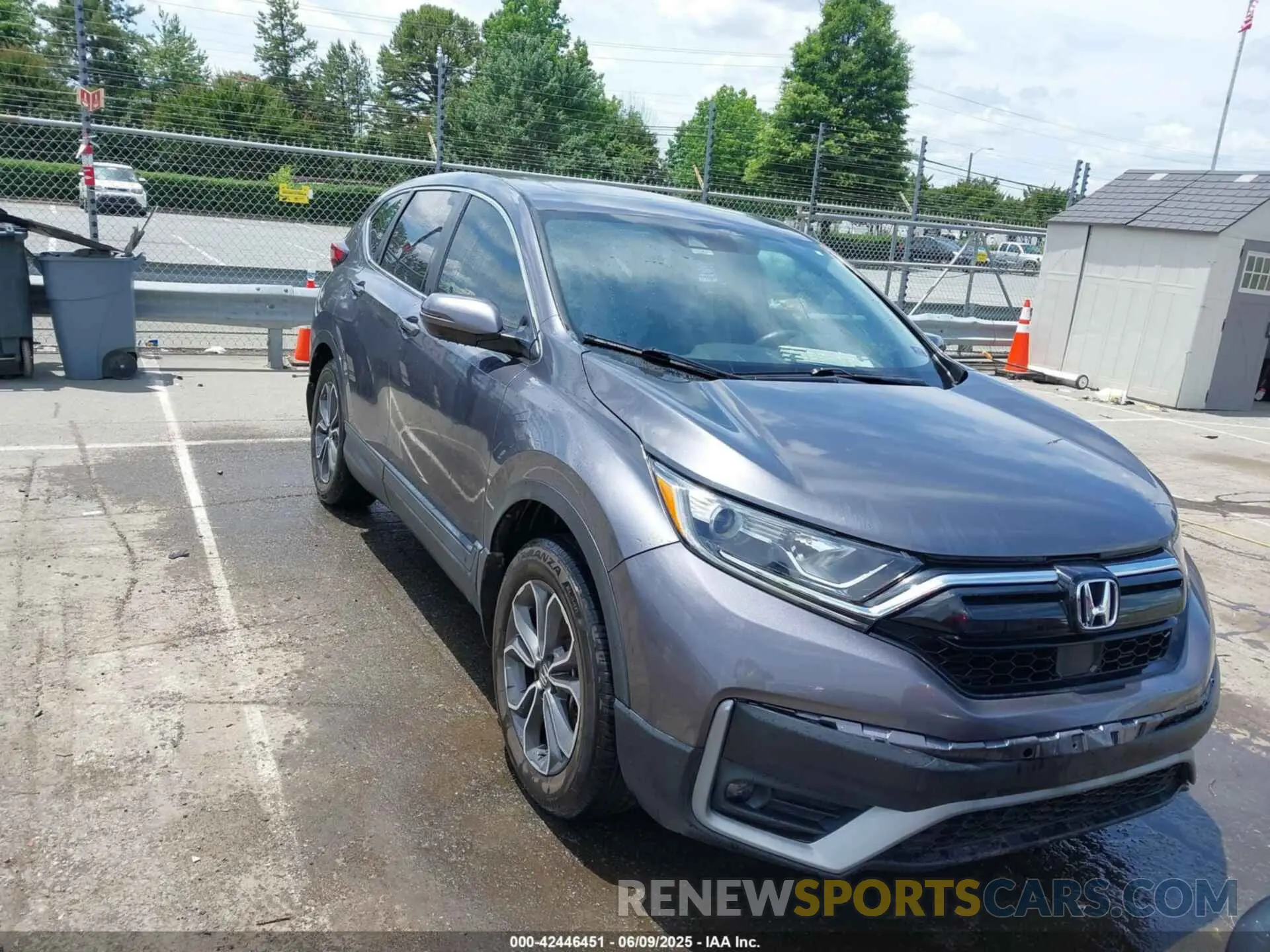 1 Photograph of a damaged car 2HKRW1H58LH407583 HONDA CR-V 2020