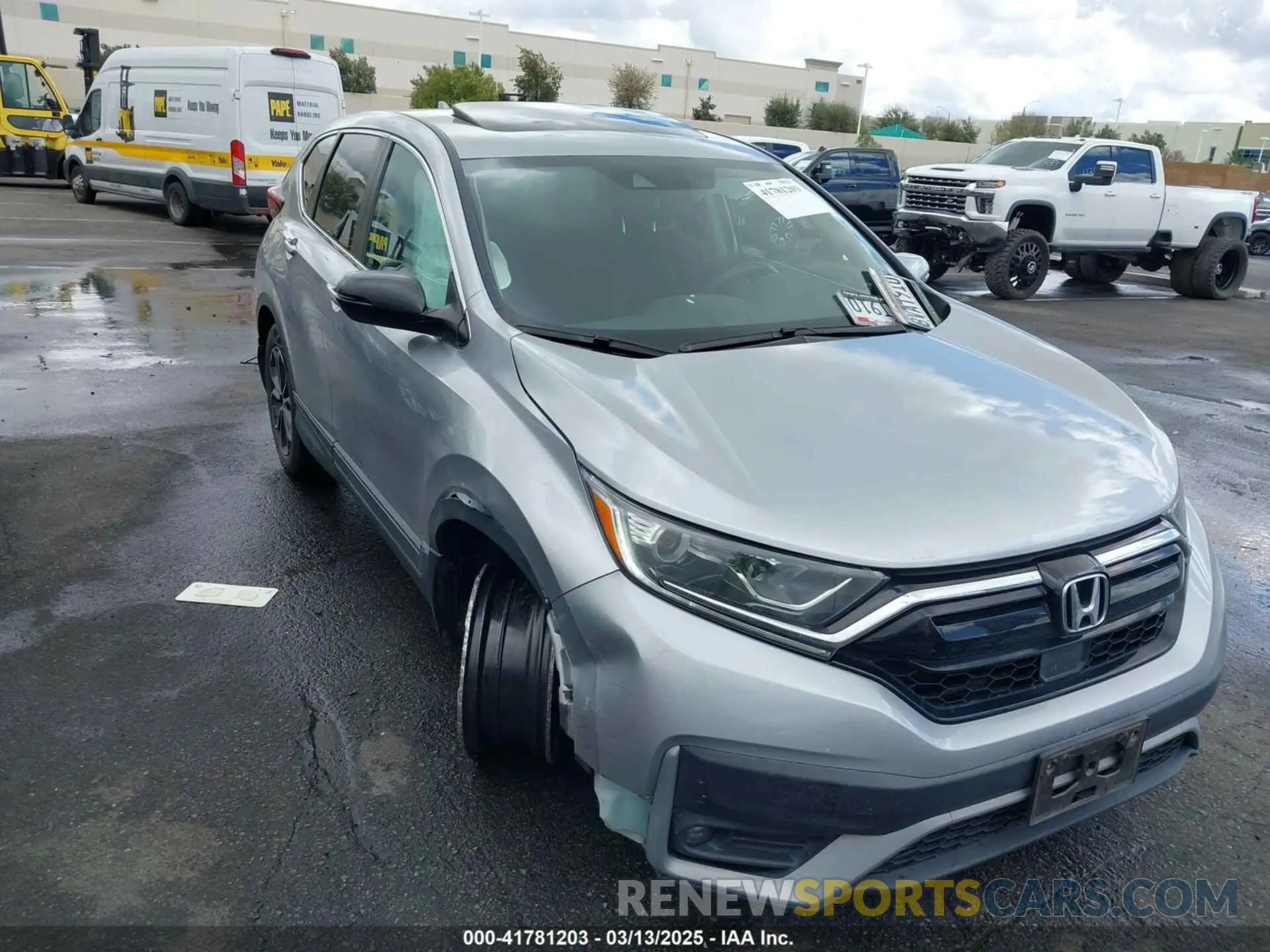 1 Photograph of a damaged car 2HKRW1H58LH423721 HONDA CR-V 2020