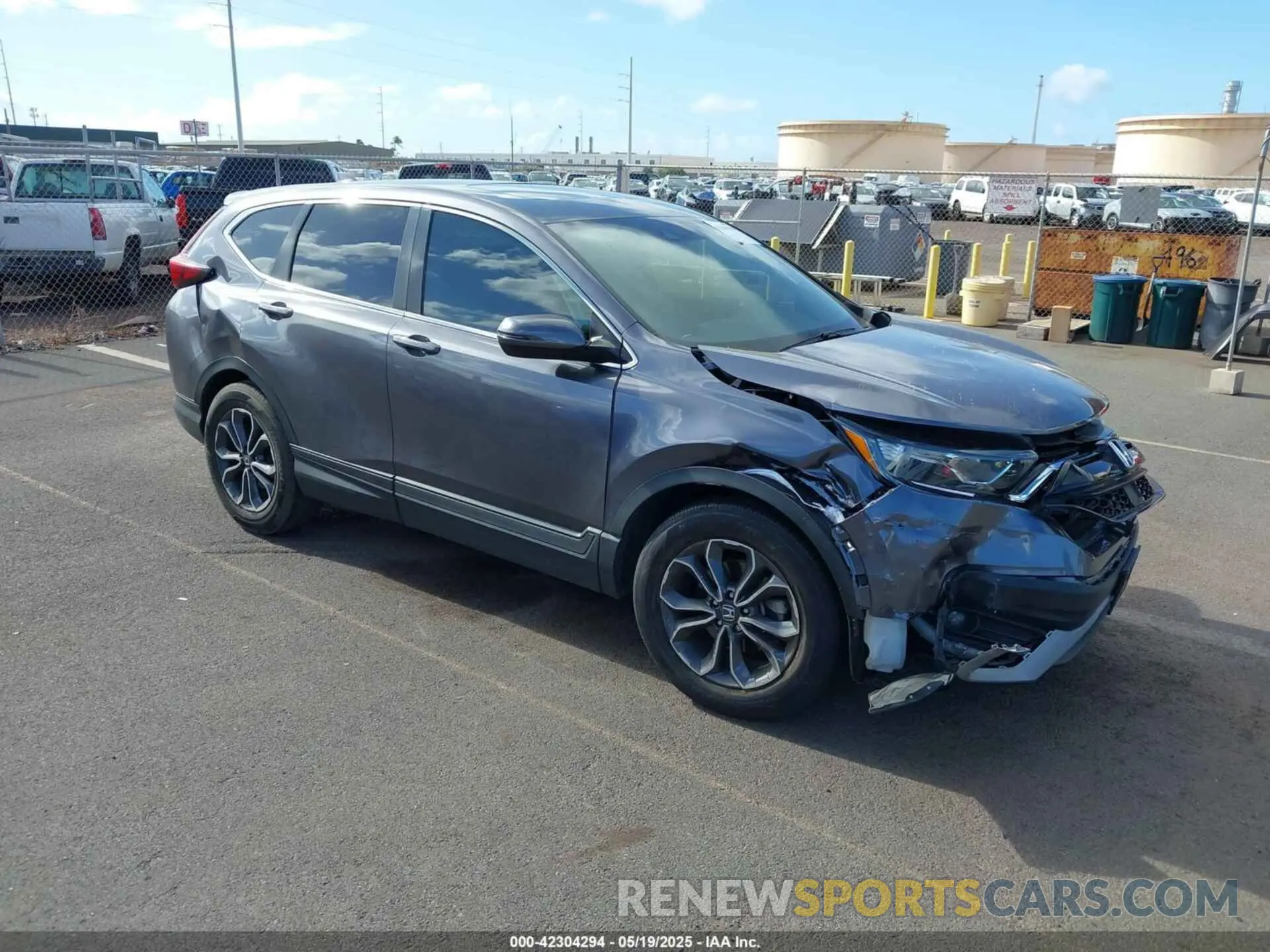1 Photograph of a damaged car 2HKRW1H82LH418332 HONDA CR-V 2020