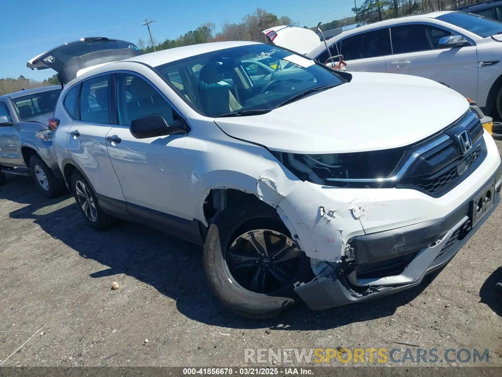 1 Photograph of a damaged car 2HKRW2H2XLH633684 HONDA CR-V 2020