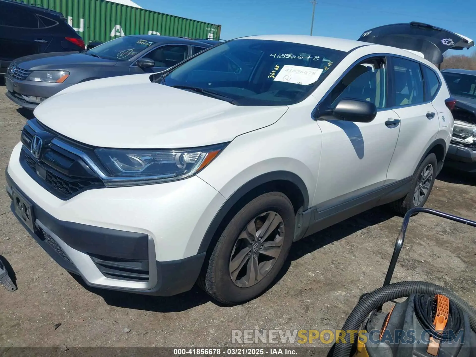2 Photograph of a damaged car 2HKRW2H2XLH633684 HONDA CR-V 2020