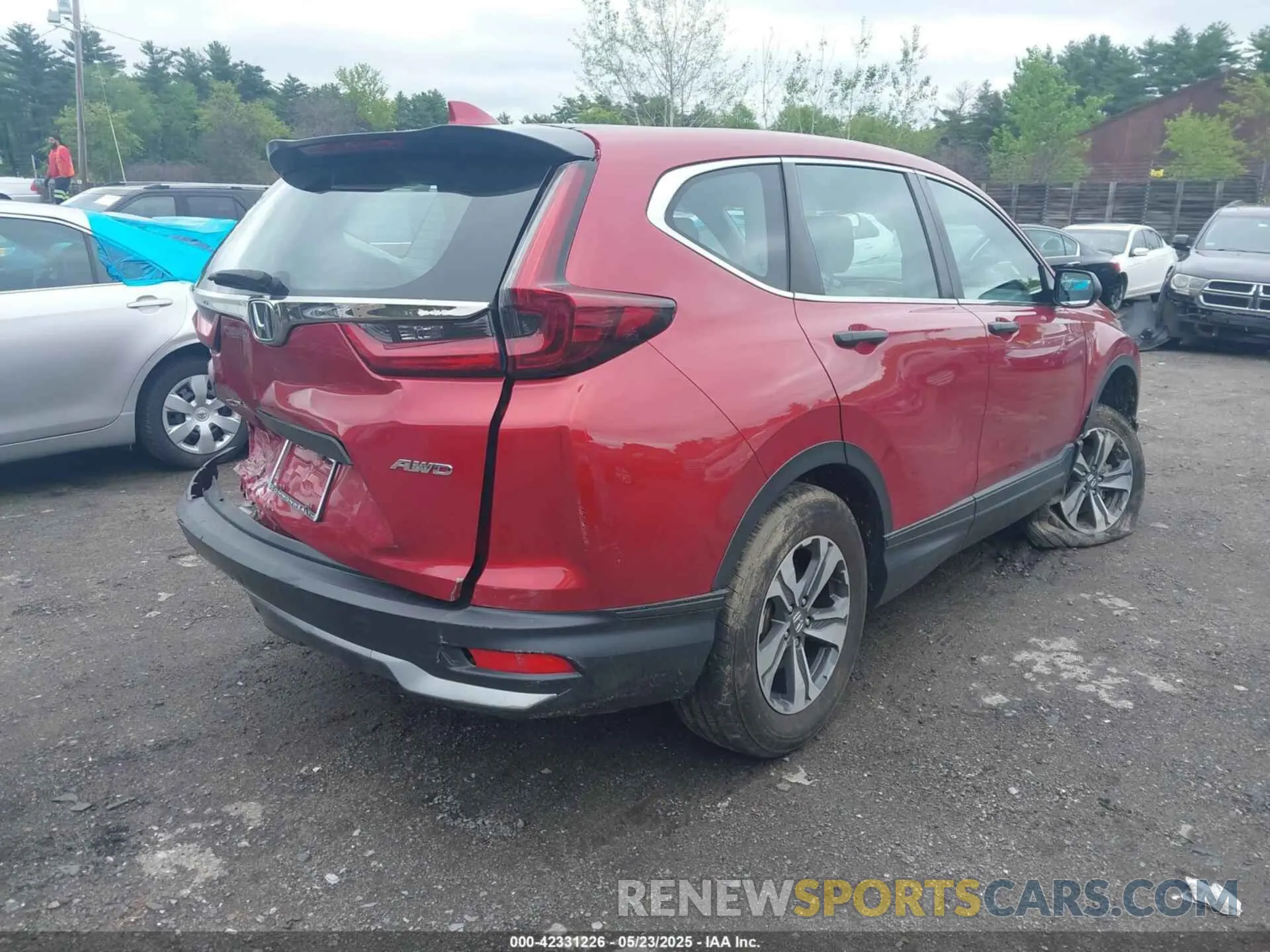 4 Фотография поврежденного автомобиля 2HKRW2H2XLH649951 HONDA CR-V 2020