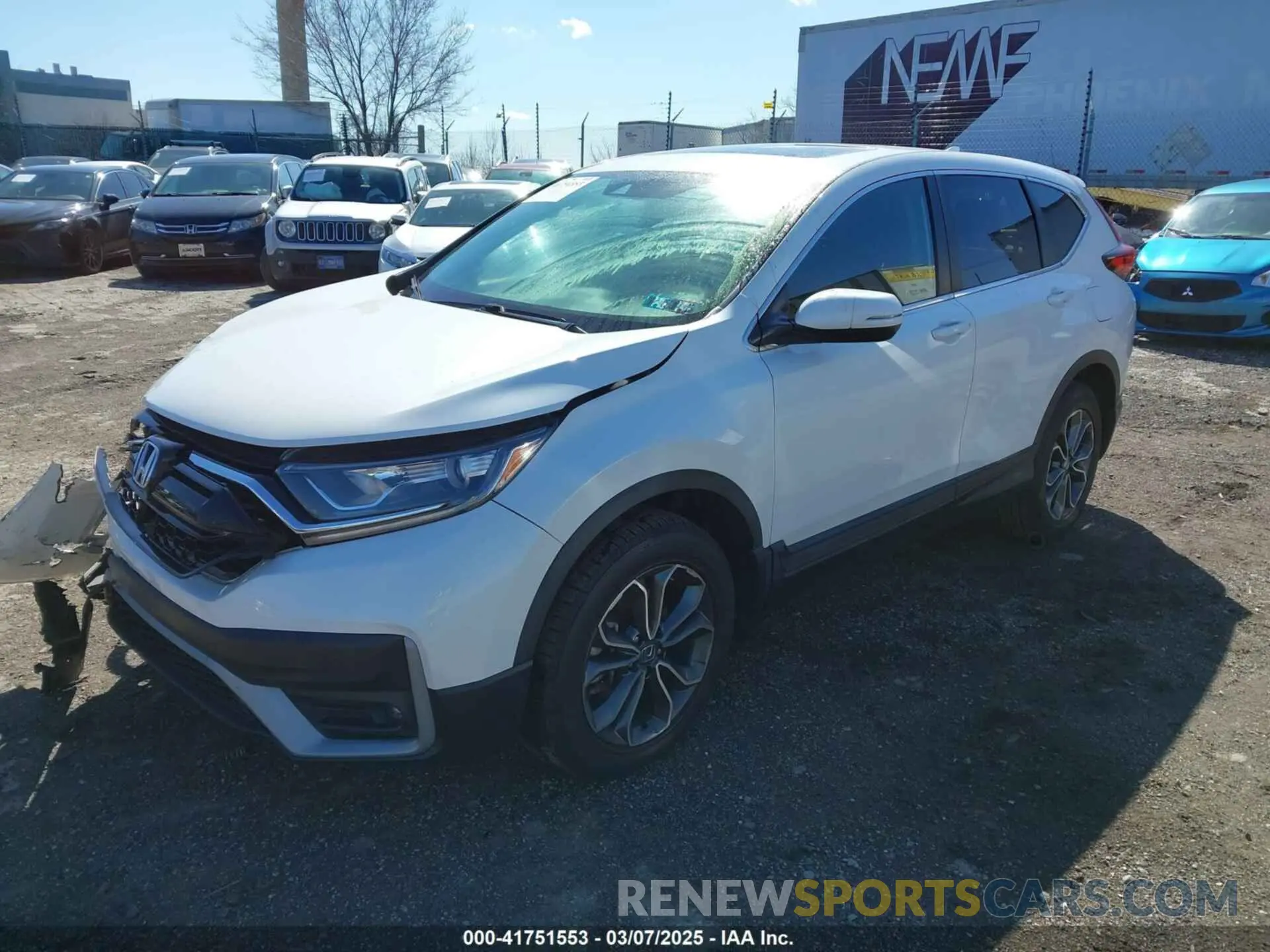 2 Photograph of a damaged car 2HKRW2H50LH656479 HONDA CR-V 2020