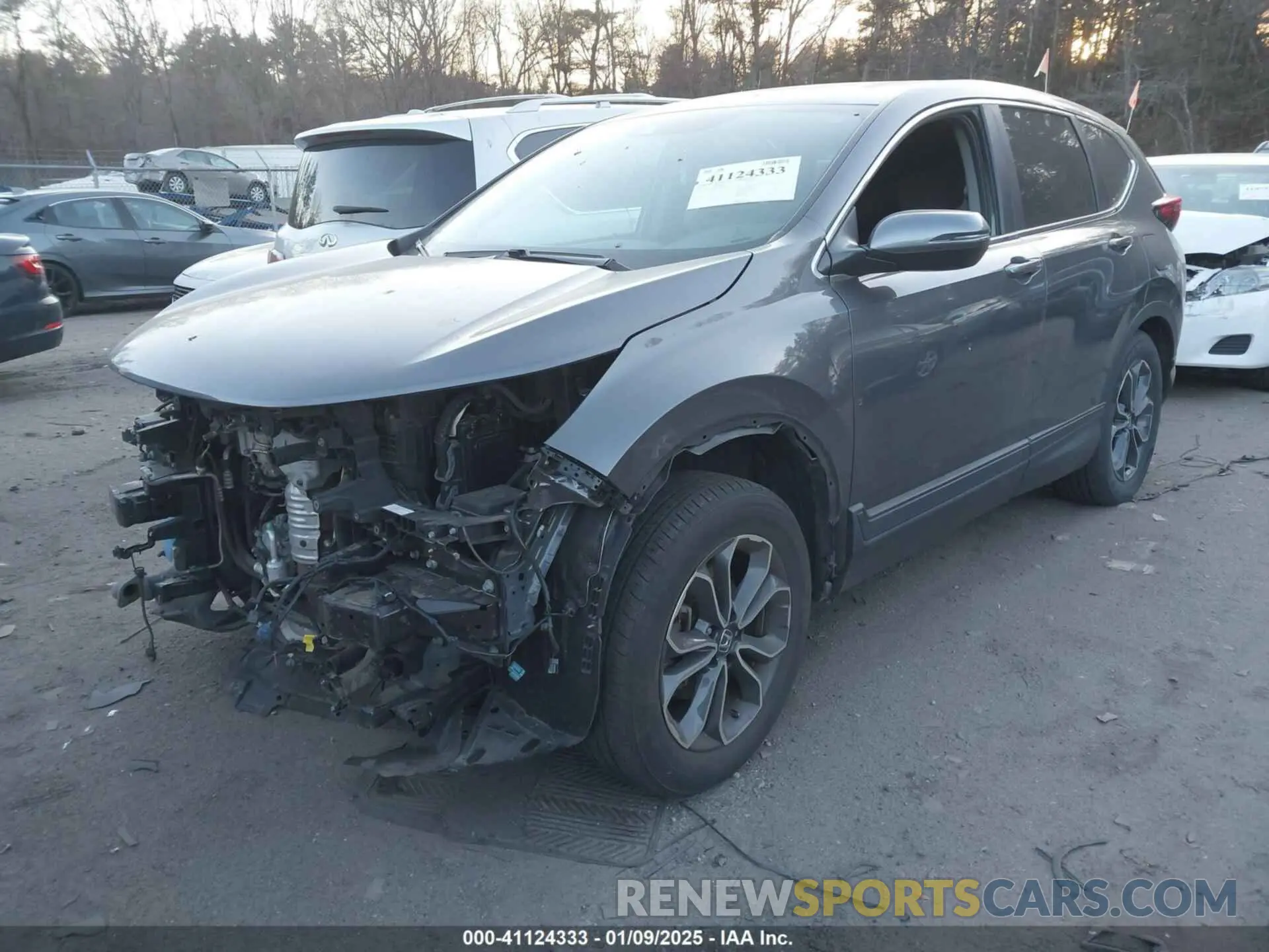 2 Photograph of a damaged car 2HKRW2H56LH696405 HONDA CR-V 2020
