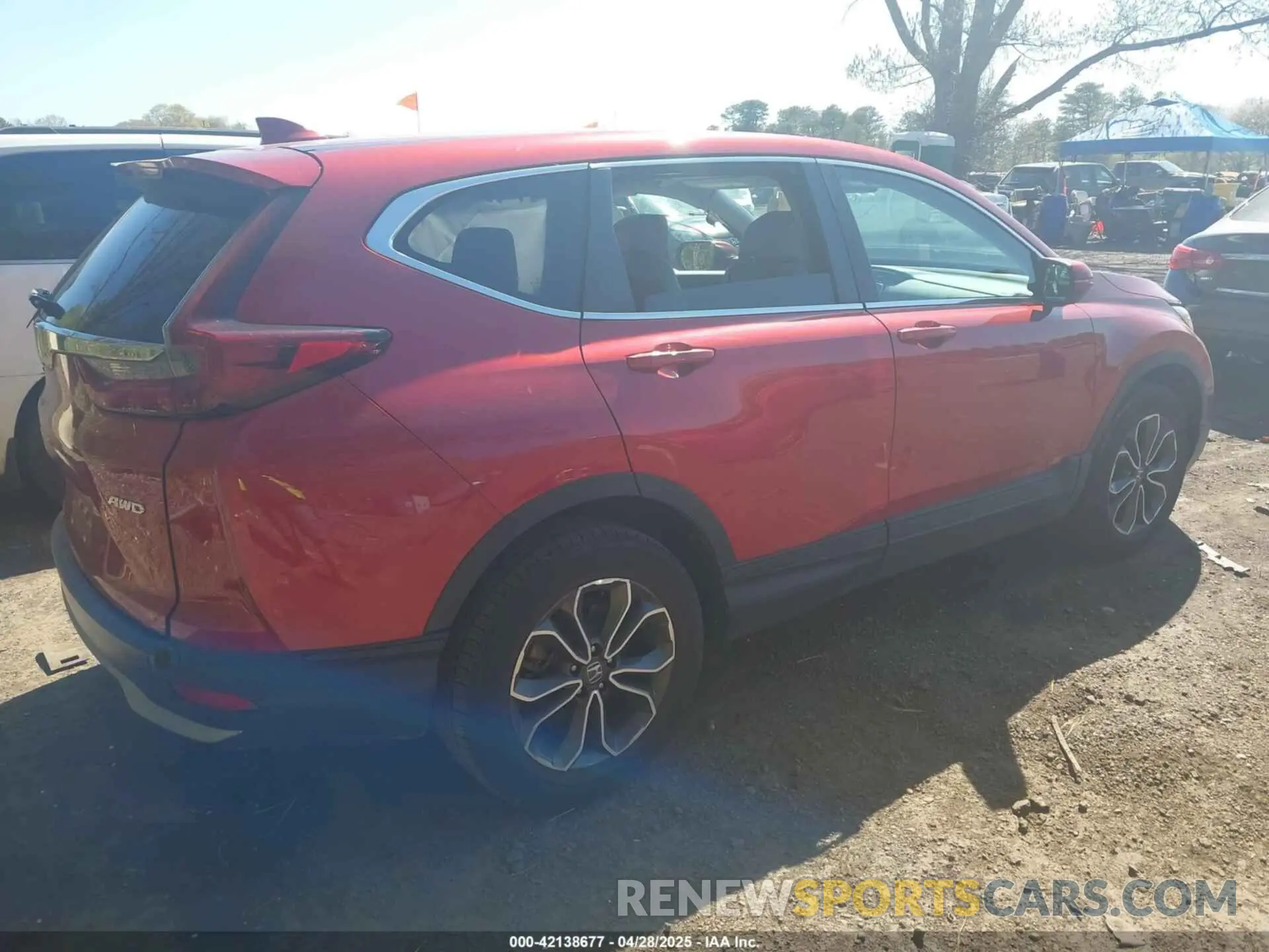 4 Фотография поврежденного автомобиля 2HKRW2H83LH637337 HONDA CR-V 2020