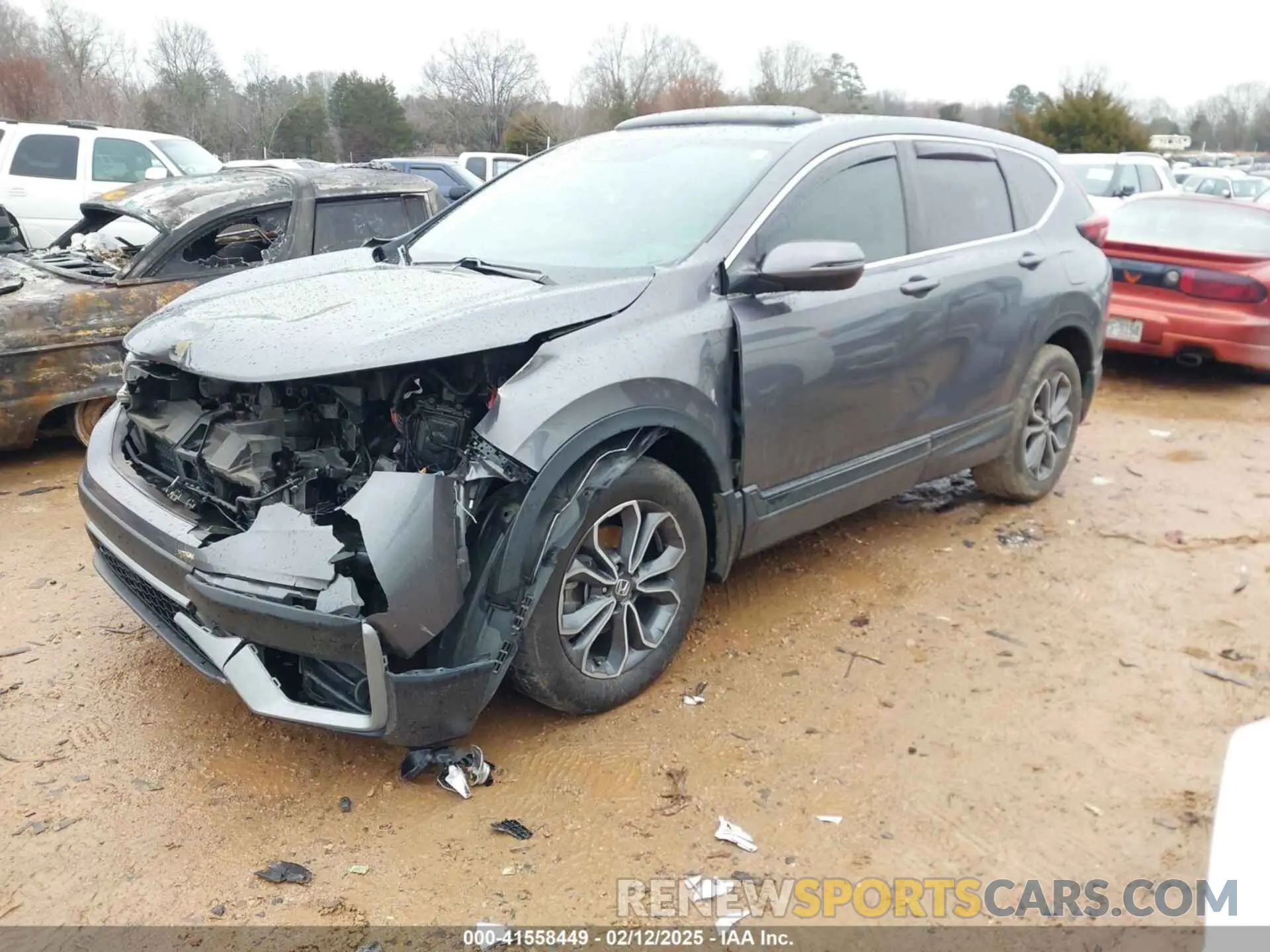 2 Photograph of a damaged car 2HKRW2H86LH699220 HONDA CR-V 2020