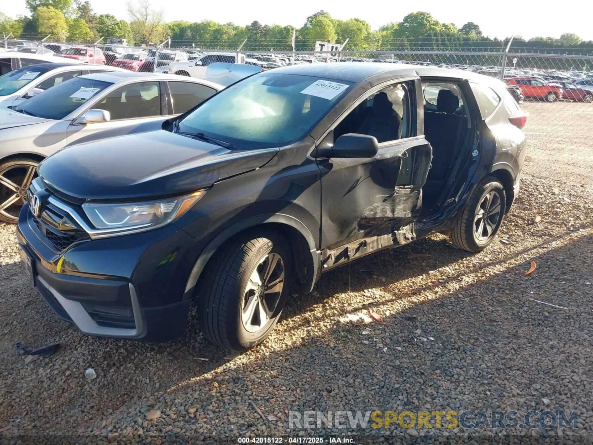 2 Photograph of a damaged car 5J6RW1H21LL001785 HONDA CR-V 2020