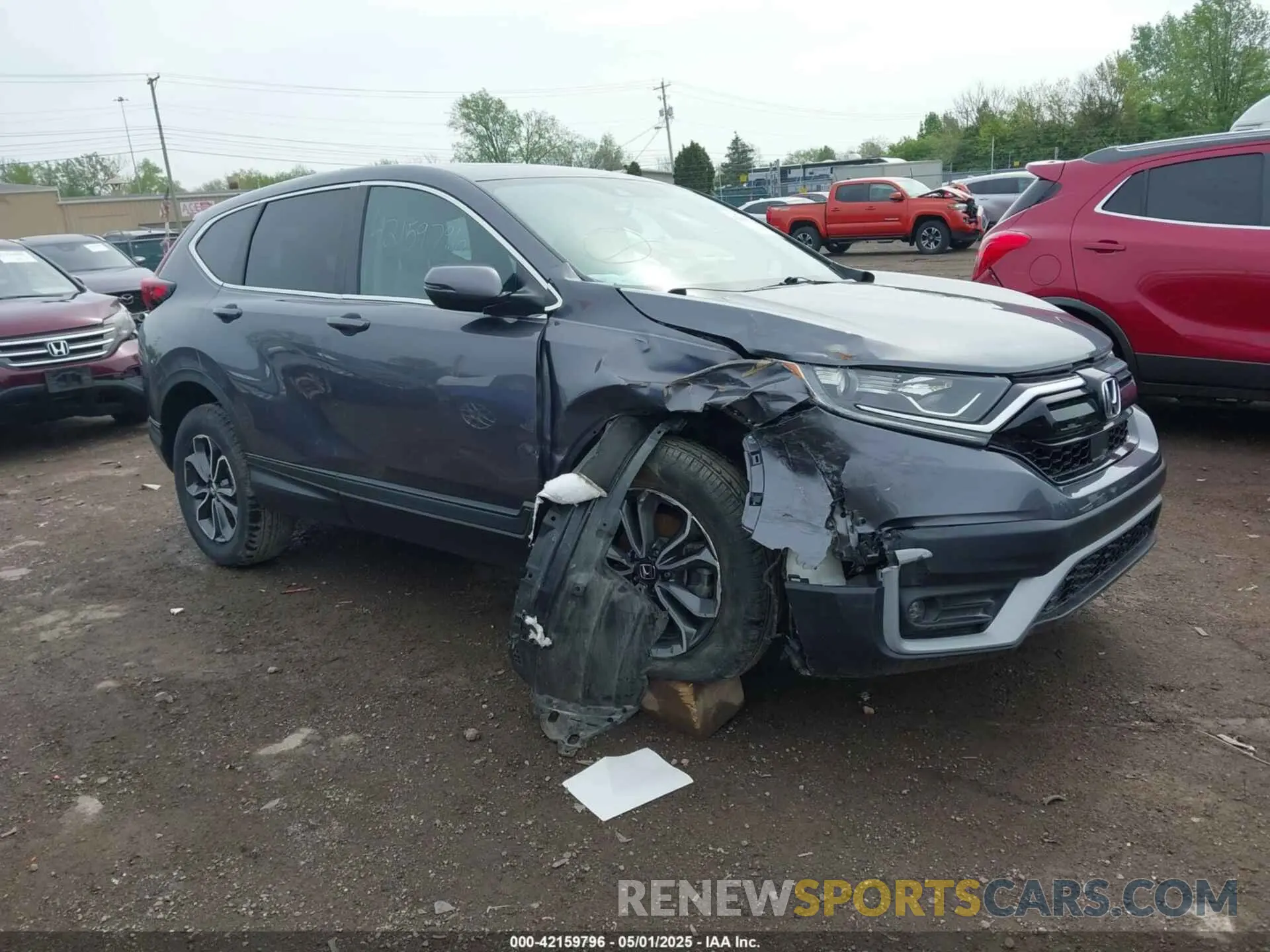 1 Photograph of a damaged car 5J6RW1H57LL014261 HONDA CR-V 2020