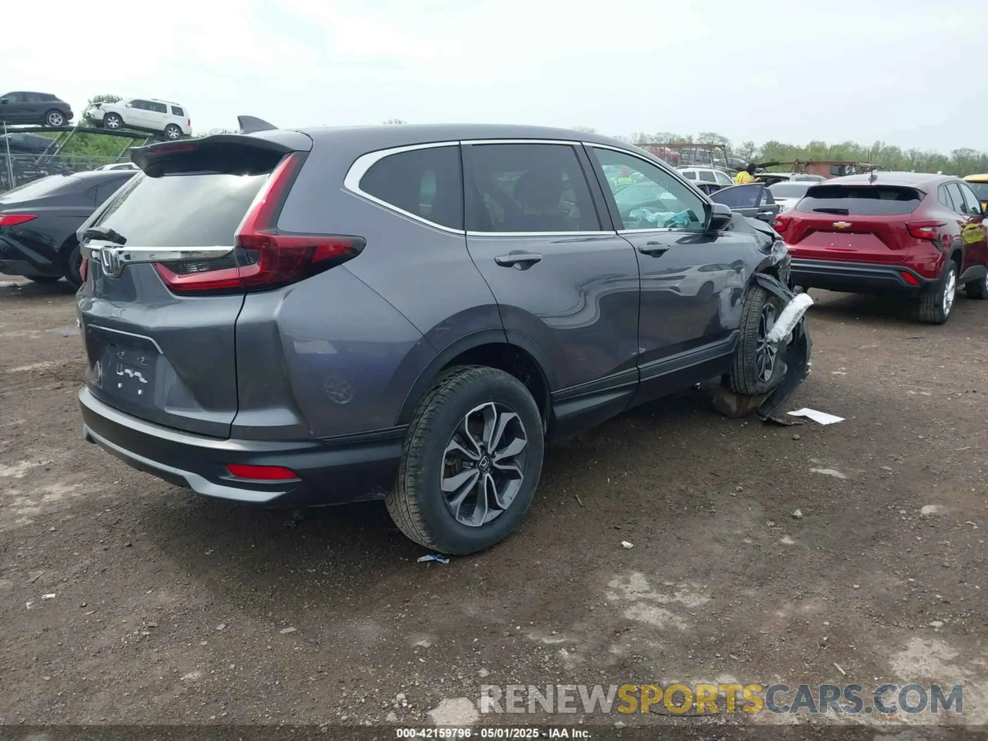 4 Photograph of a damaged car 5J6RW1H57LL014261 HONDA CR-V 2020