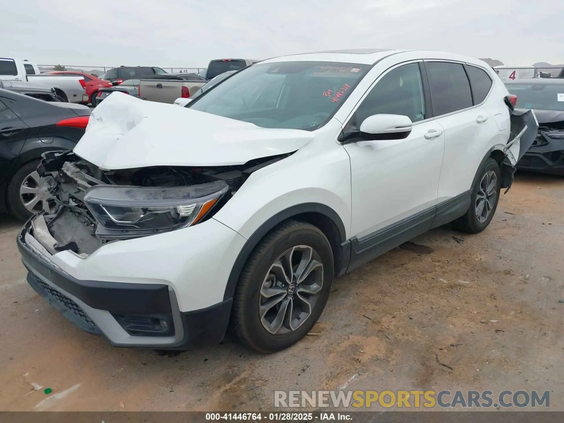 2 Фотография поврежденного автомобиля 5J6RW1H5XLA014301 HONDA CR-V 2020