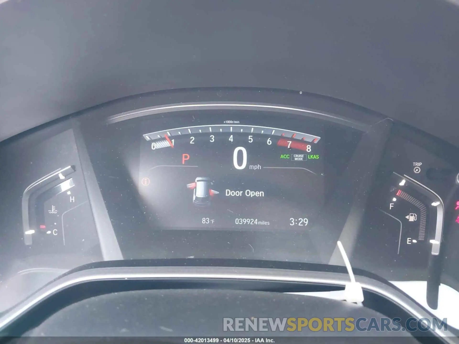 7 Фотография поврежденного автомобиля 5J6RW1H81LL013052 HONDA CR-V 2020