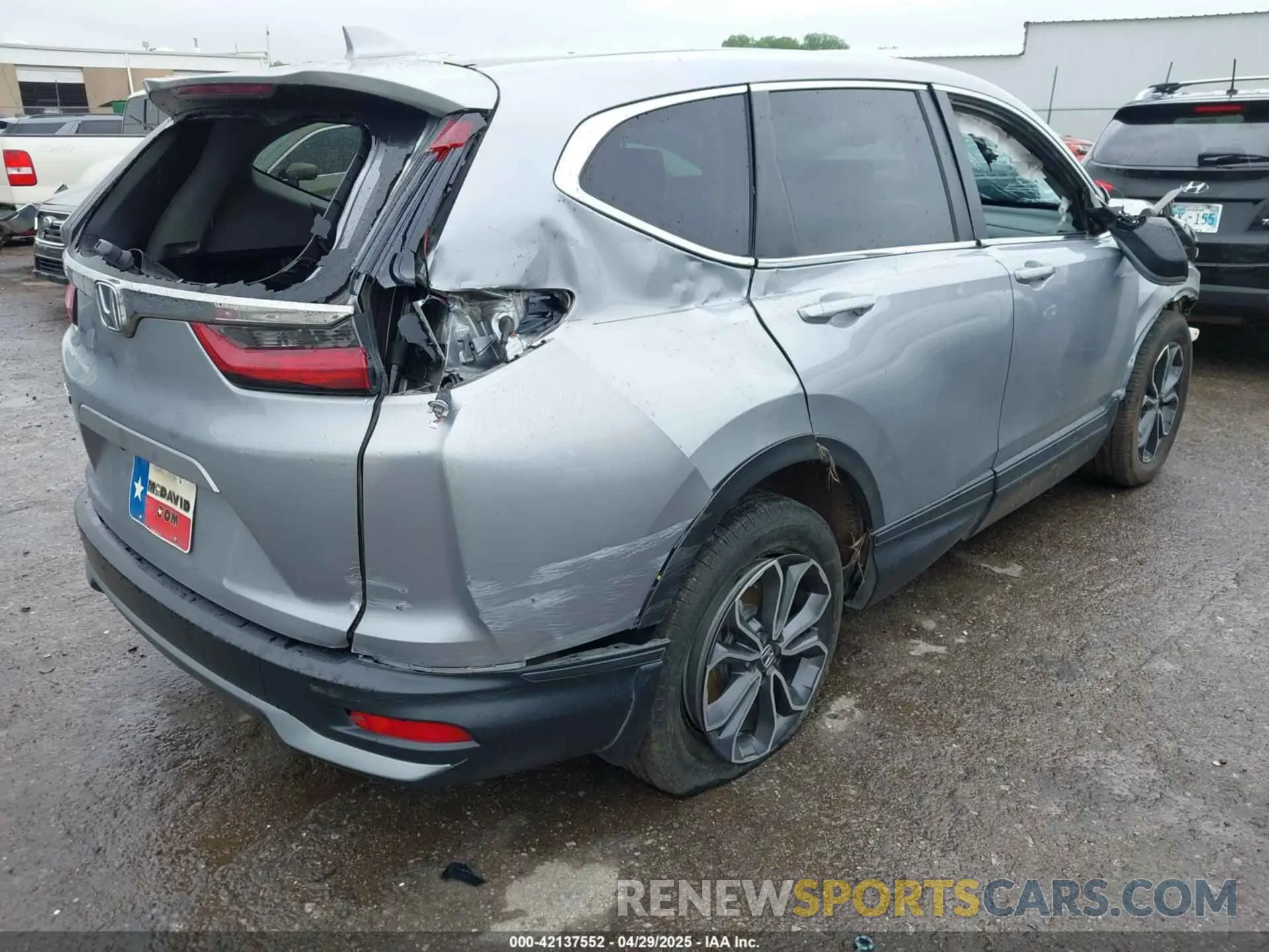 4 Фотография поврежденного автомобиля 5J6RW1H83LL012548 HONDA CR-V 2020